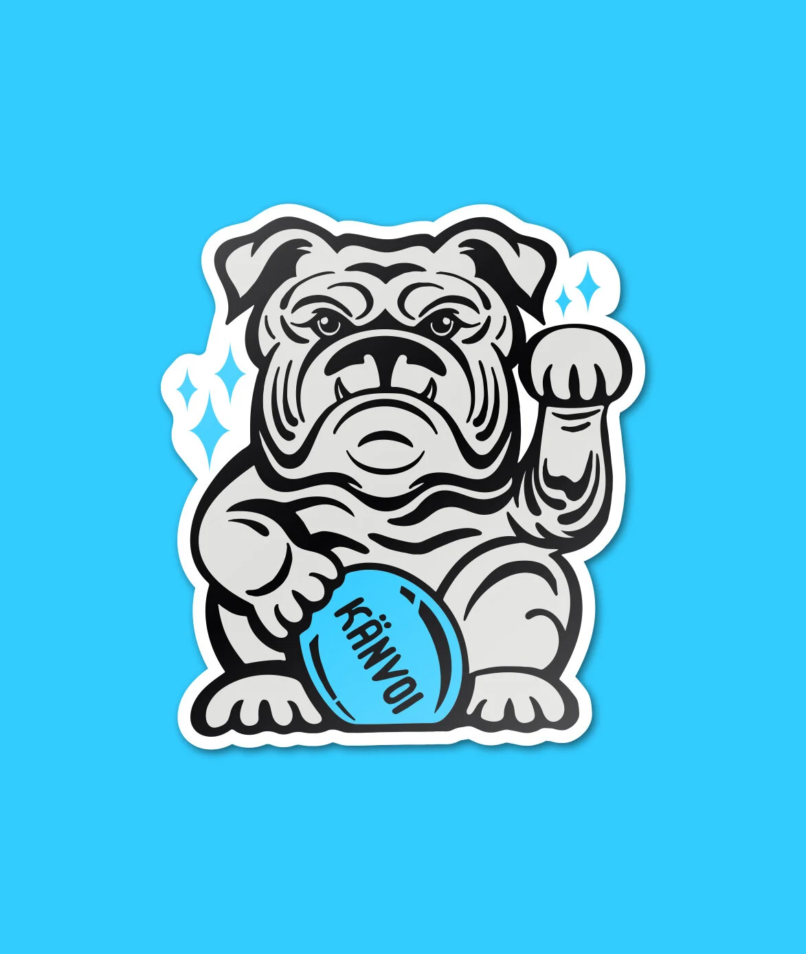 Lucky Bulldog - Sticker