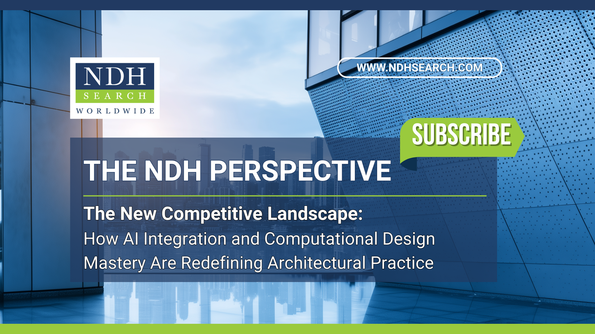 The New Competitive Landscape: How AI Integration and Computational Design Mastery Are Redefining Architectural Practice