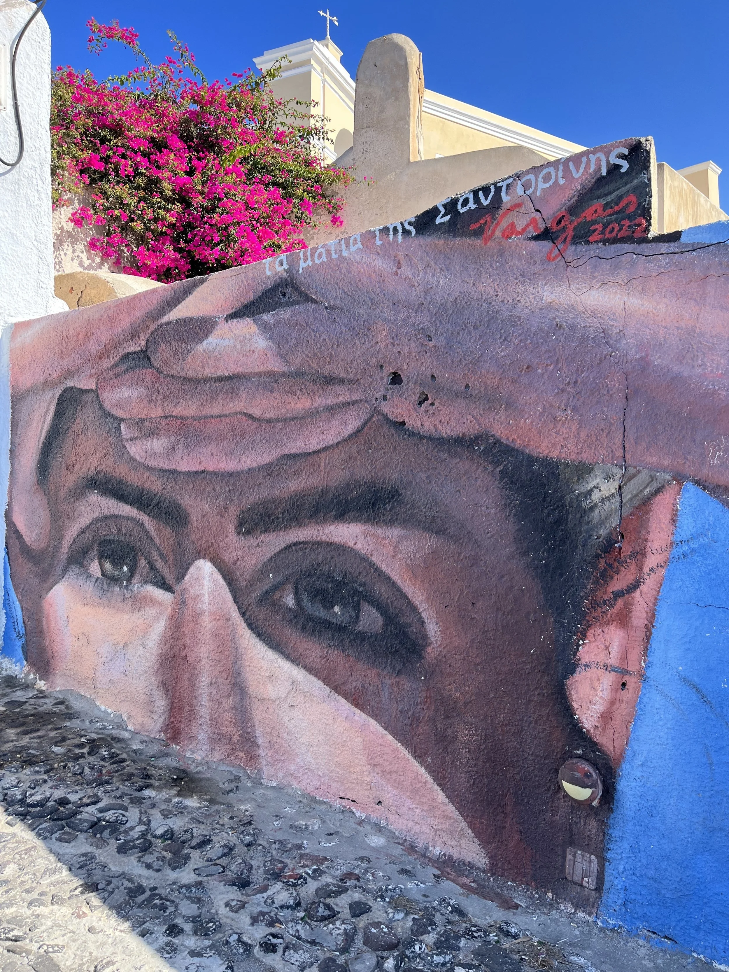 Fira Santorini Mural