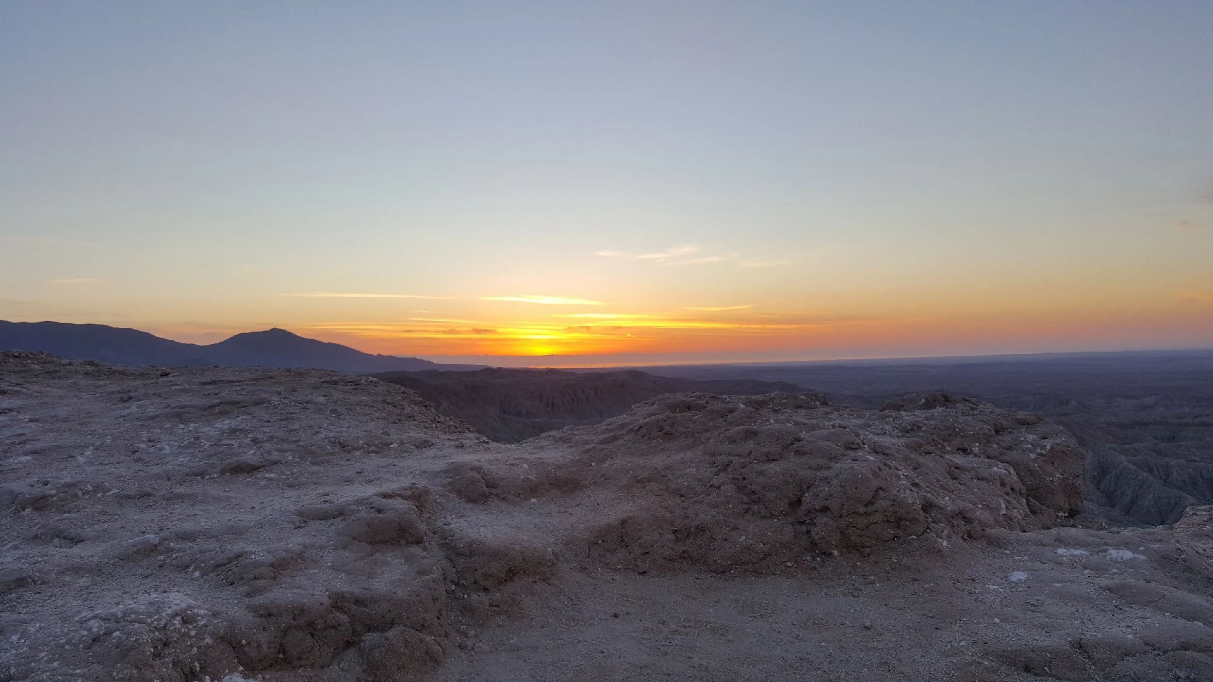 Sunset just 3 hours from LA.