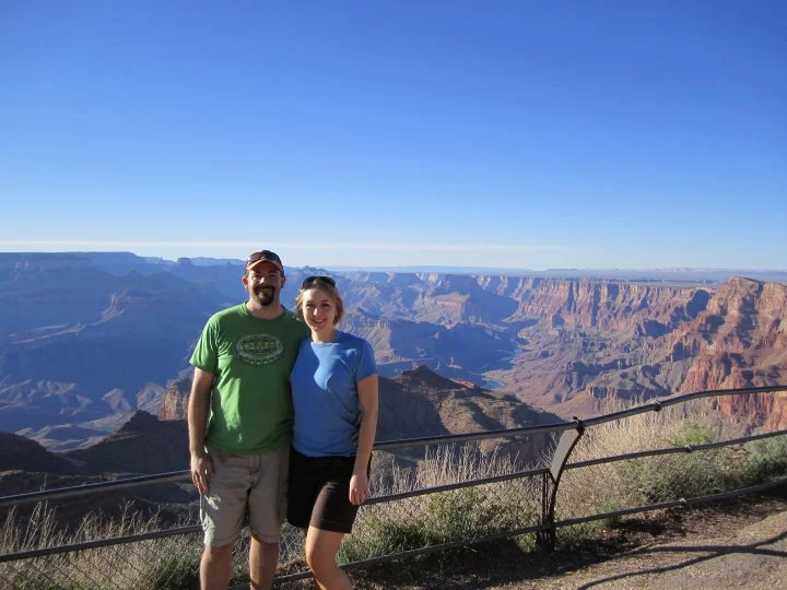 Our first looks at the canyon—after I had calmed down a bit. 