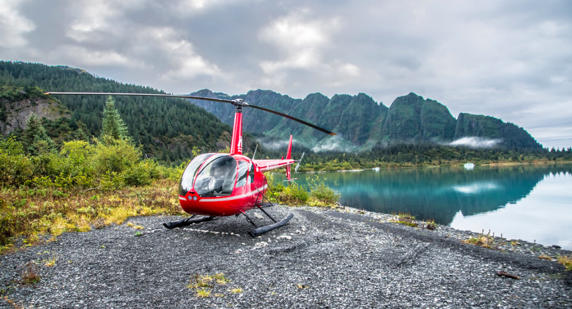Helicopter Ride - This was my first time in a helicopter. Due to the price of the helicopter rides I almost did not try this, but I am so glad I did. I took a tour with Marathon Helicopters who did an absolutely amazing job. They were extremely accommodating to the weather conditions and didn’t make us lock into any reservations. My schedule was flexible and they worked with us to find an appropriate time for visibility and fair weather conditions. Very courteous & professional company! My flight consisted of just the pilot, myself & my friend. Our trip was just a short 30 minute flight with a brief landing at a glacier lagoon. I was afraid there was no way we could see very much in just 30 minutes, but I was wrong! Within the very first moments after take off we had flown over the city of Seward and were into the park flying above cascading waterfalls and right up to the mouths of an ice cave. We landed on the beach of Bear Glacier Lagoon where we were able to get out for a short time and enjoy the views. Afterwards we took off again flying parallel along a Bear Glacier’s wall of ice feeding the lagoon, then just above the glacier giving some incredible views into the glacier’s crevasses. Along the way we also had sitings of a bear, moose & multiple mountain goats. For as short as this flight was I feel we saw a lot! The tour company offers some customizable parts of the trip as well as kayaking options in the glacier lagoon. 