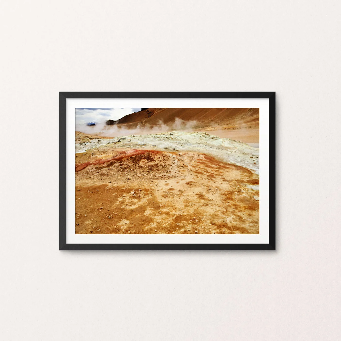 Namafjall Iceland Single Print. Frame not included.