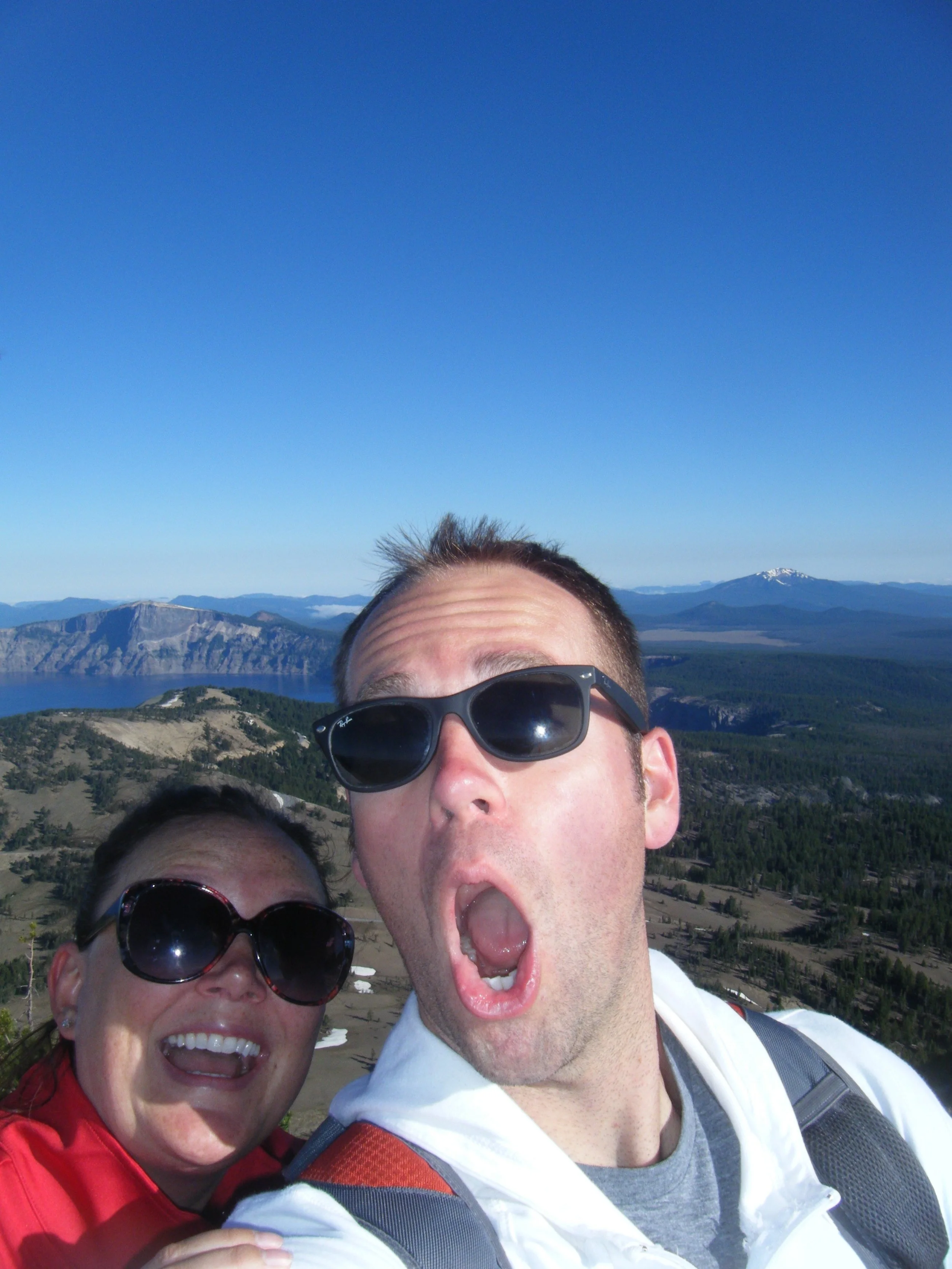 A little selfie at the top of Mt Scott!