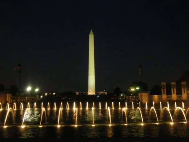 Unfortunately when I visited Dr King's Memorial it was dark out and this is the only picture that I have that came out really good, it's obviously a different memorial in DC!