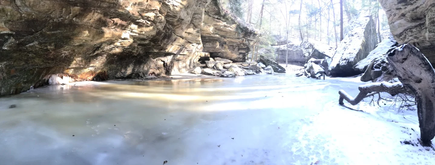 If you hike Turkey Run during the warmer months, chances are likely that you’ll get a little wet. During the winter, Yaktrax come in very handy! 