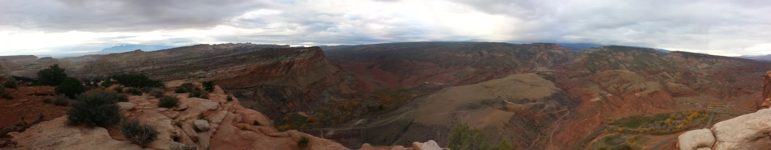 The view atop Chimney Rock!
