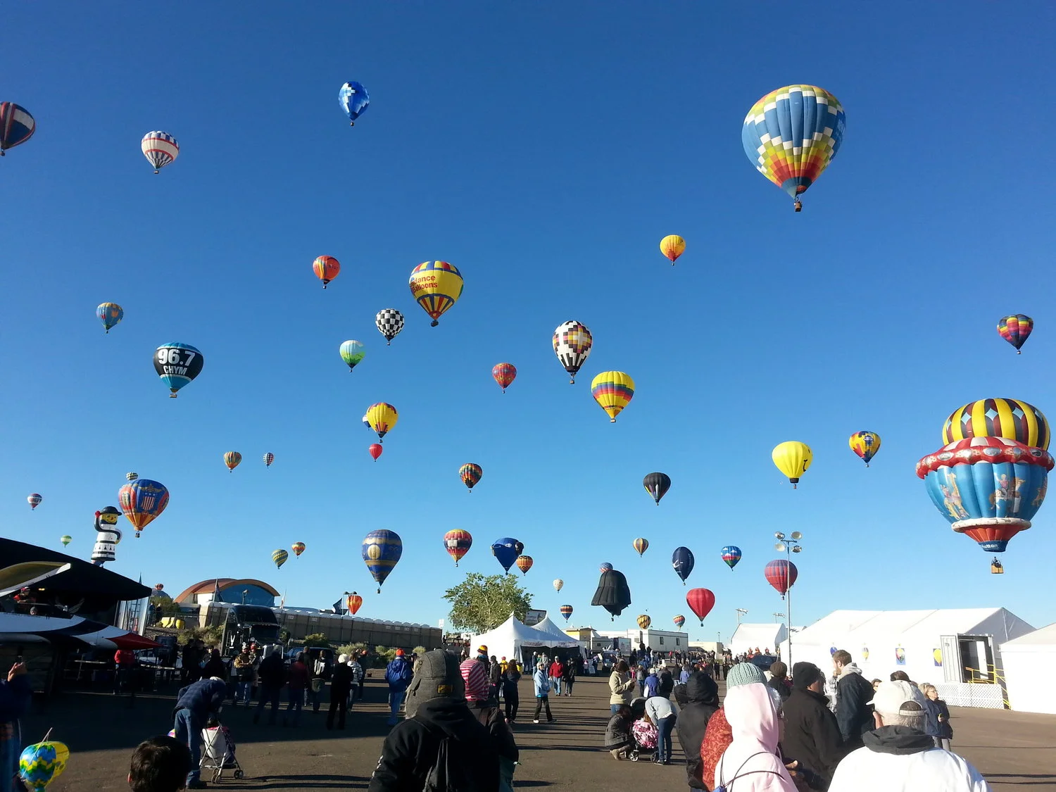 The famous Albuquerque Balloon Festival