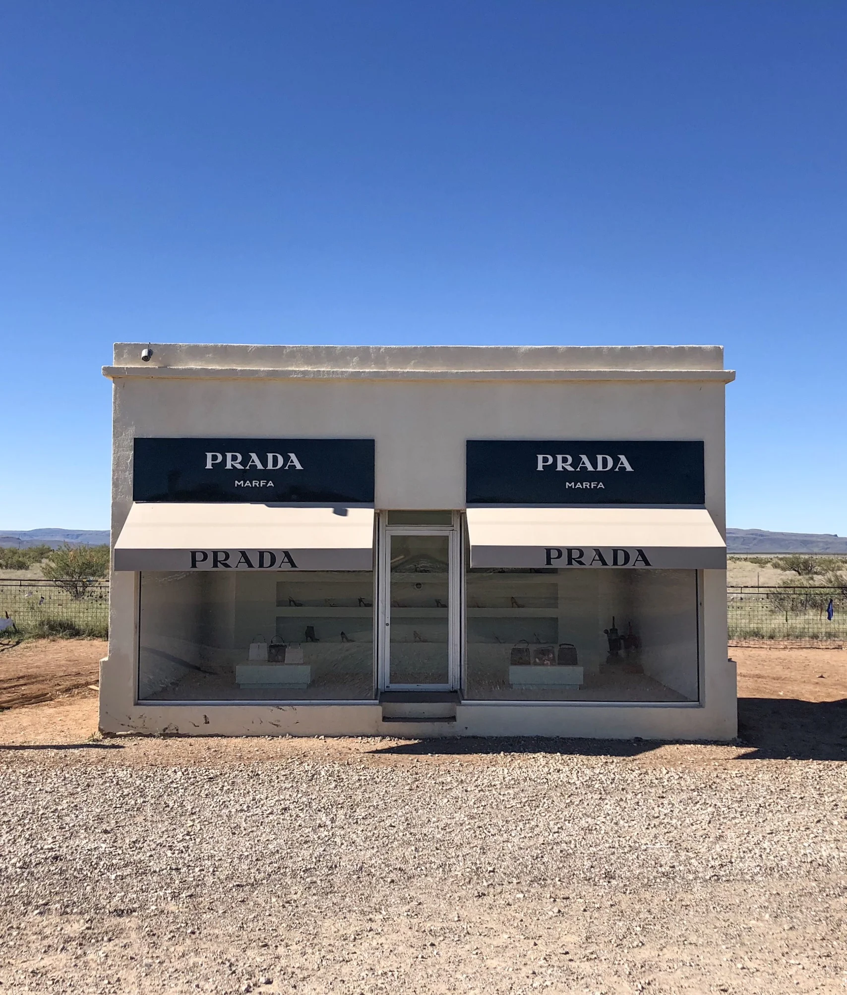 The lonesome Prada on the way to Guadalupe Mountains NP.