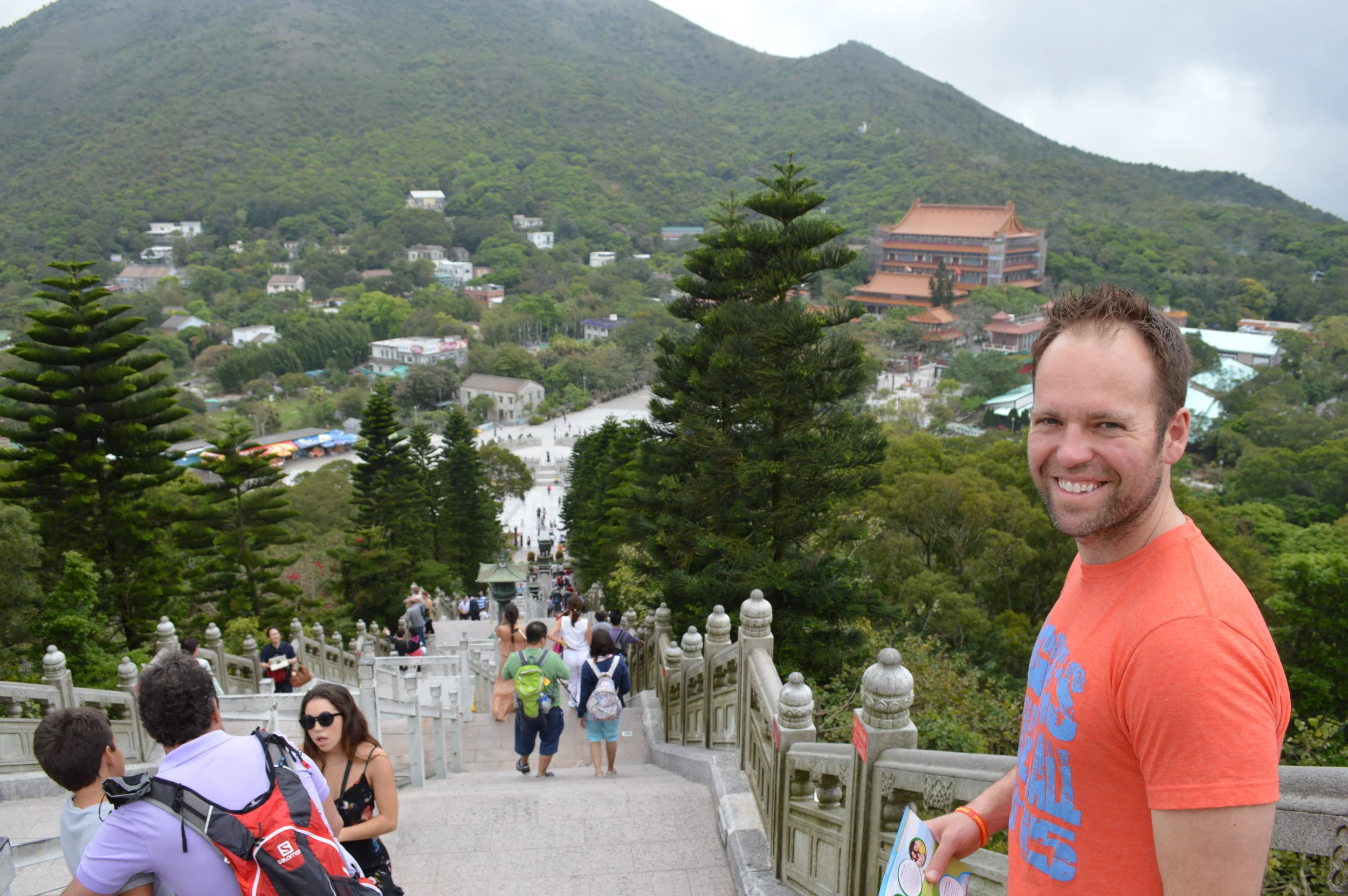 Heading up to see “The Big Buddha” at the Po Lin Monastery.