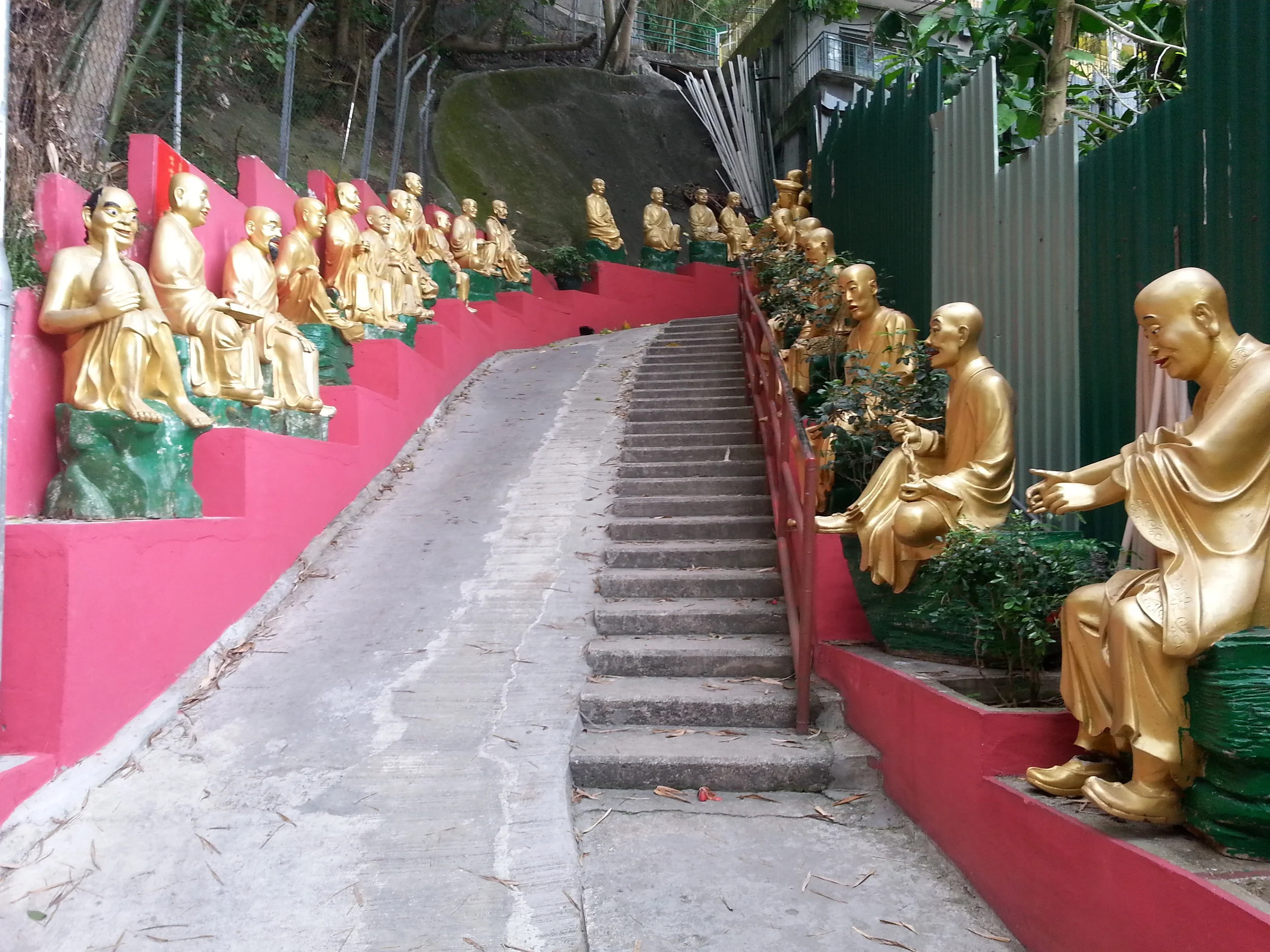 The 10,000 Buddha Monastery where no monks live.