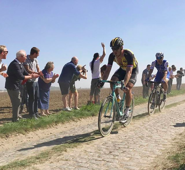 Photo cred from our special guest Ian R when witnessing Paris Roubaix in person.