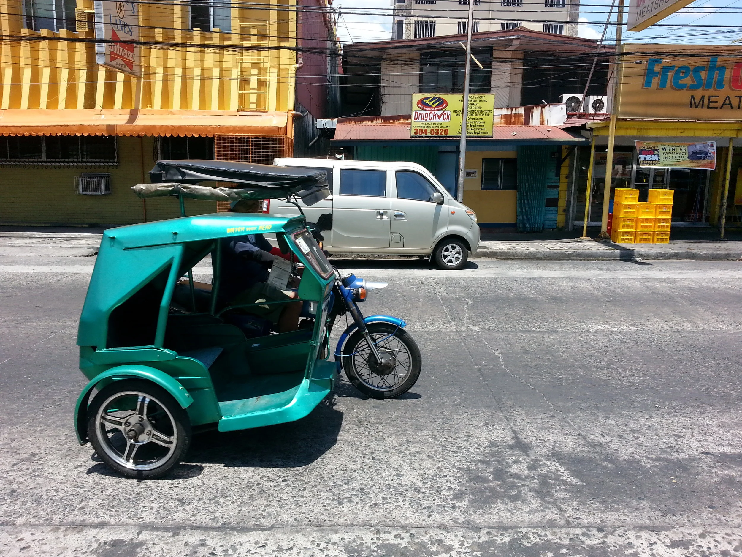 Don’t forget to take a ride in the PI’s much cheaper and more dangerous version of a taxicab! The Trike Bike!