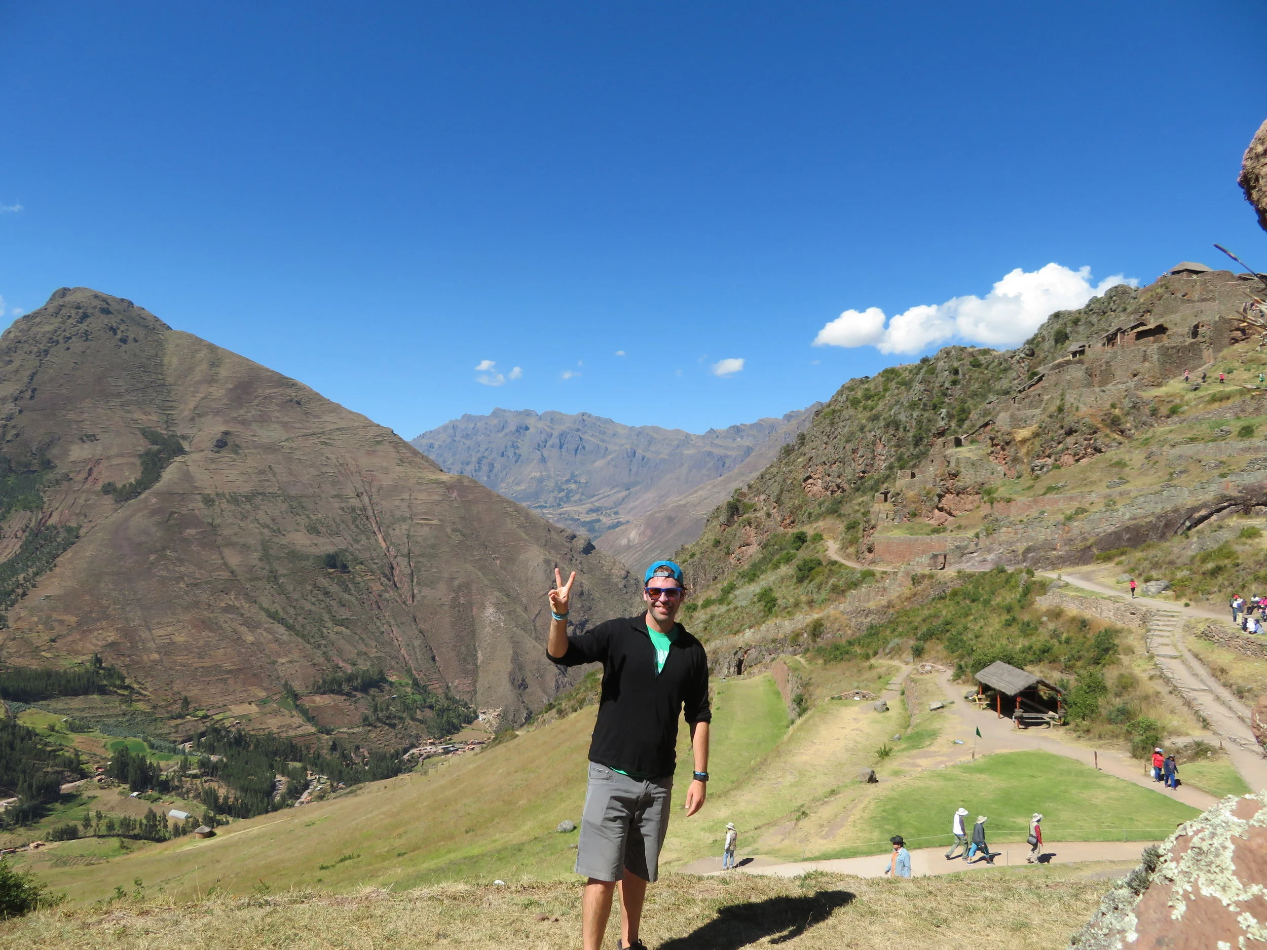 The Pisac Ruins in the Sacred Valley of Peru.