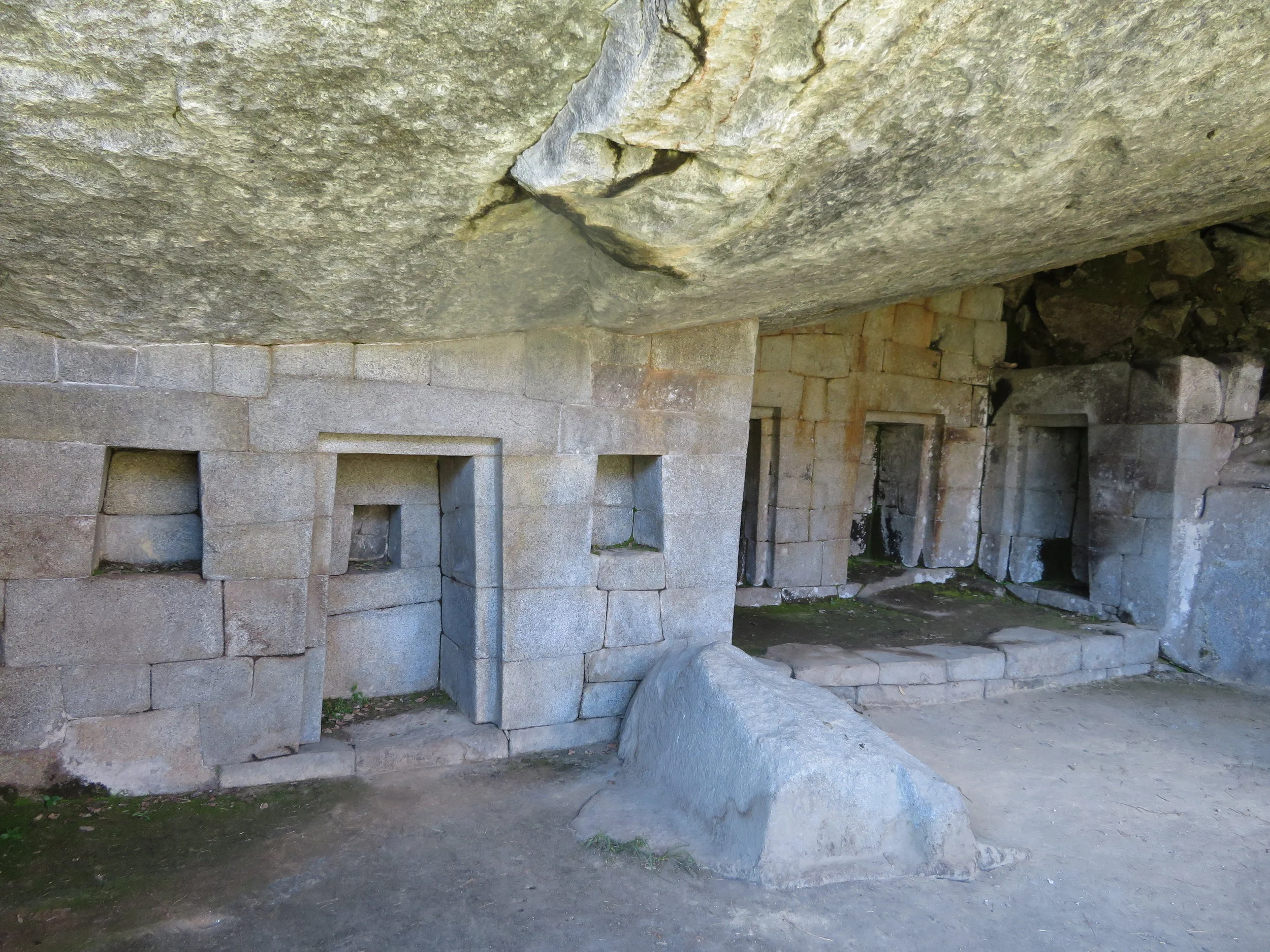 The cavern trail at Machu Picchu.