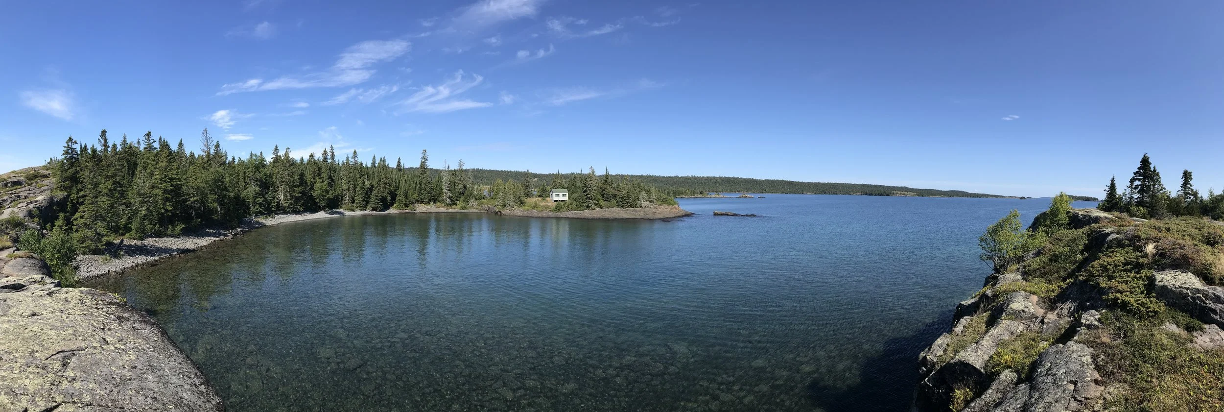 Looking out from Scoville Point on Isle Royale NP. #PureMichigan