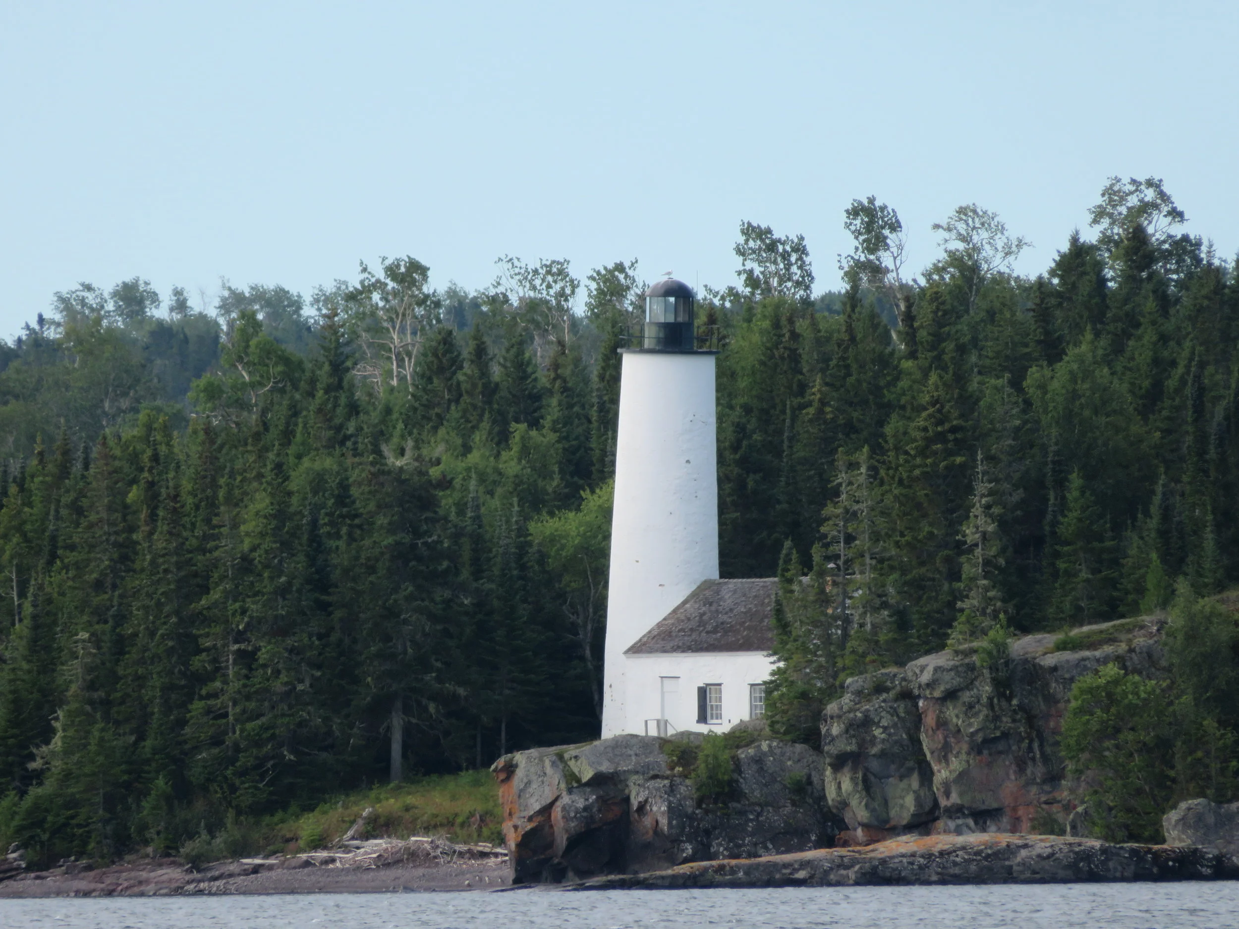 Rock Harbor Lighthouse Isle Royale NP.