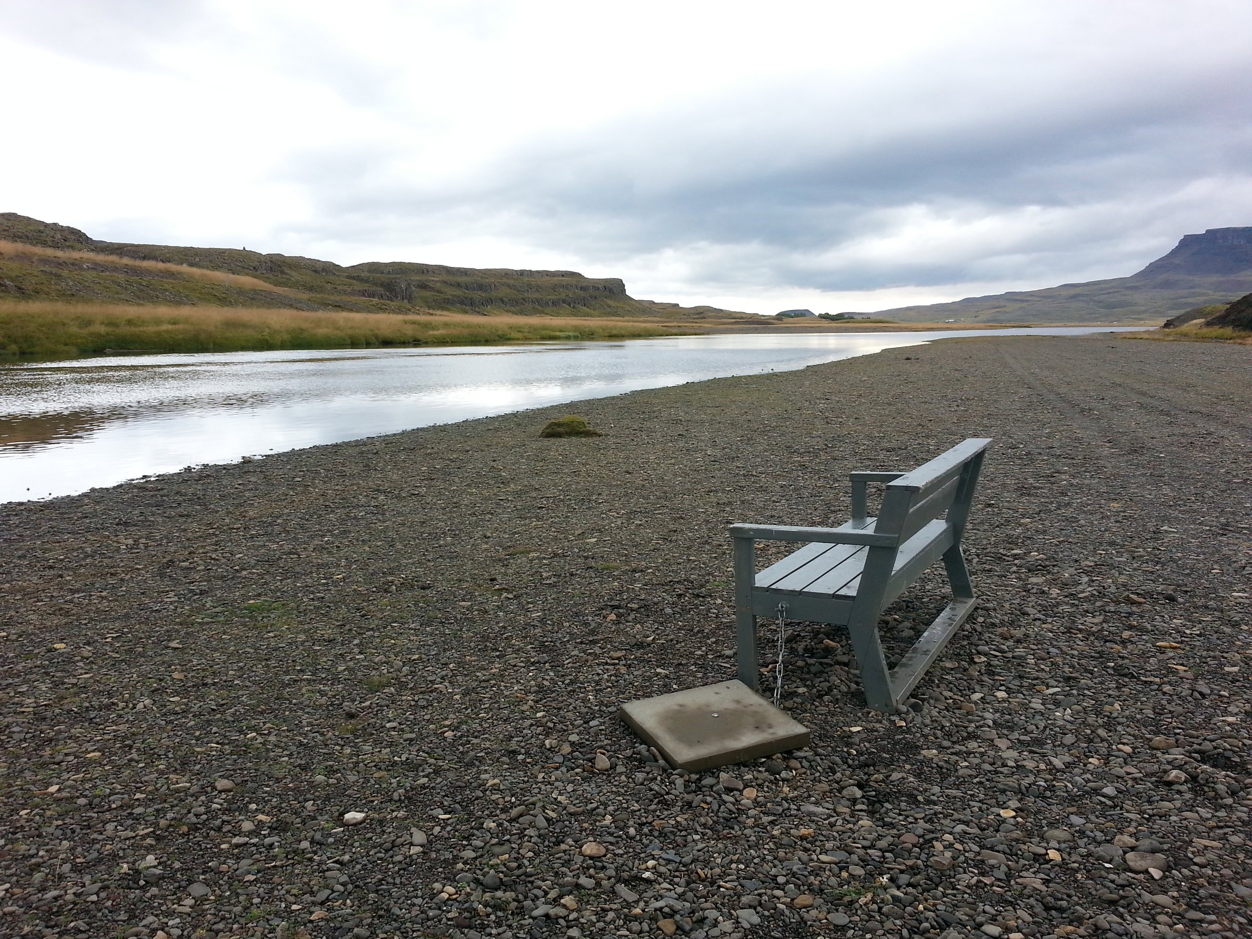 Bench on a River in Iceland.jpeg
