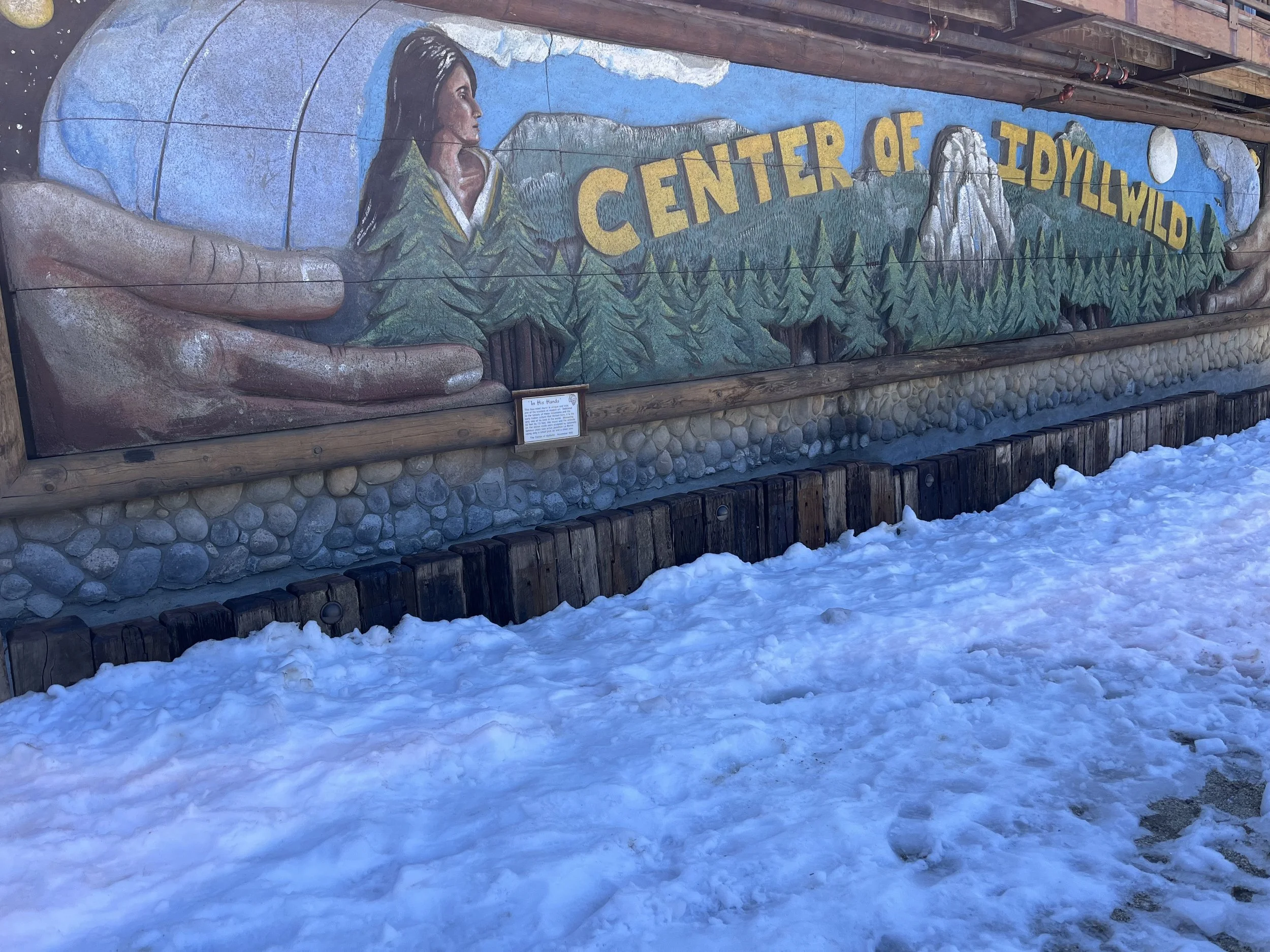 Downtown mural in Idyllwild California