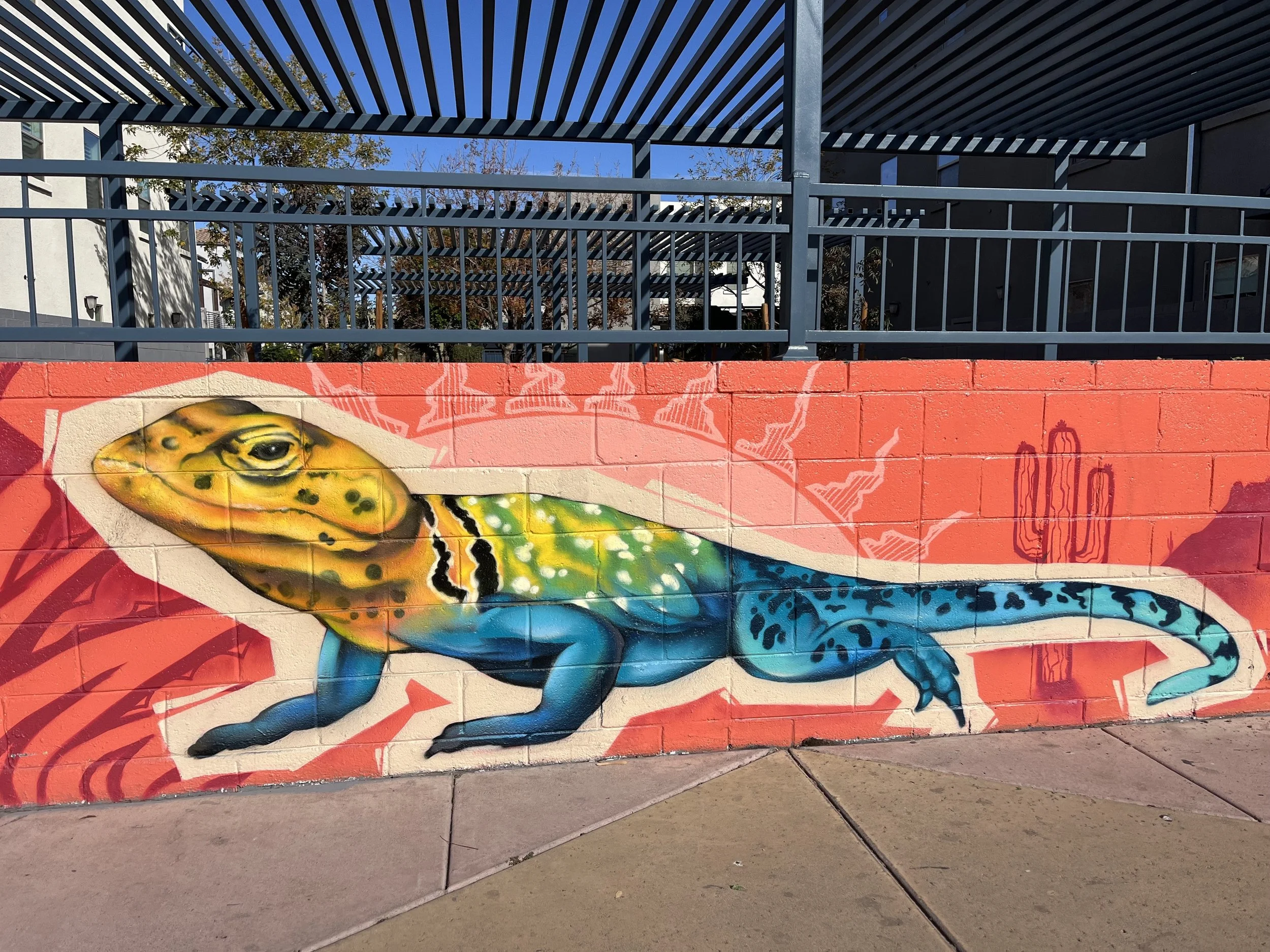 Lizard Mural in downtown Phoenix