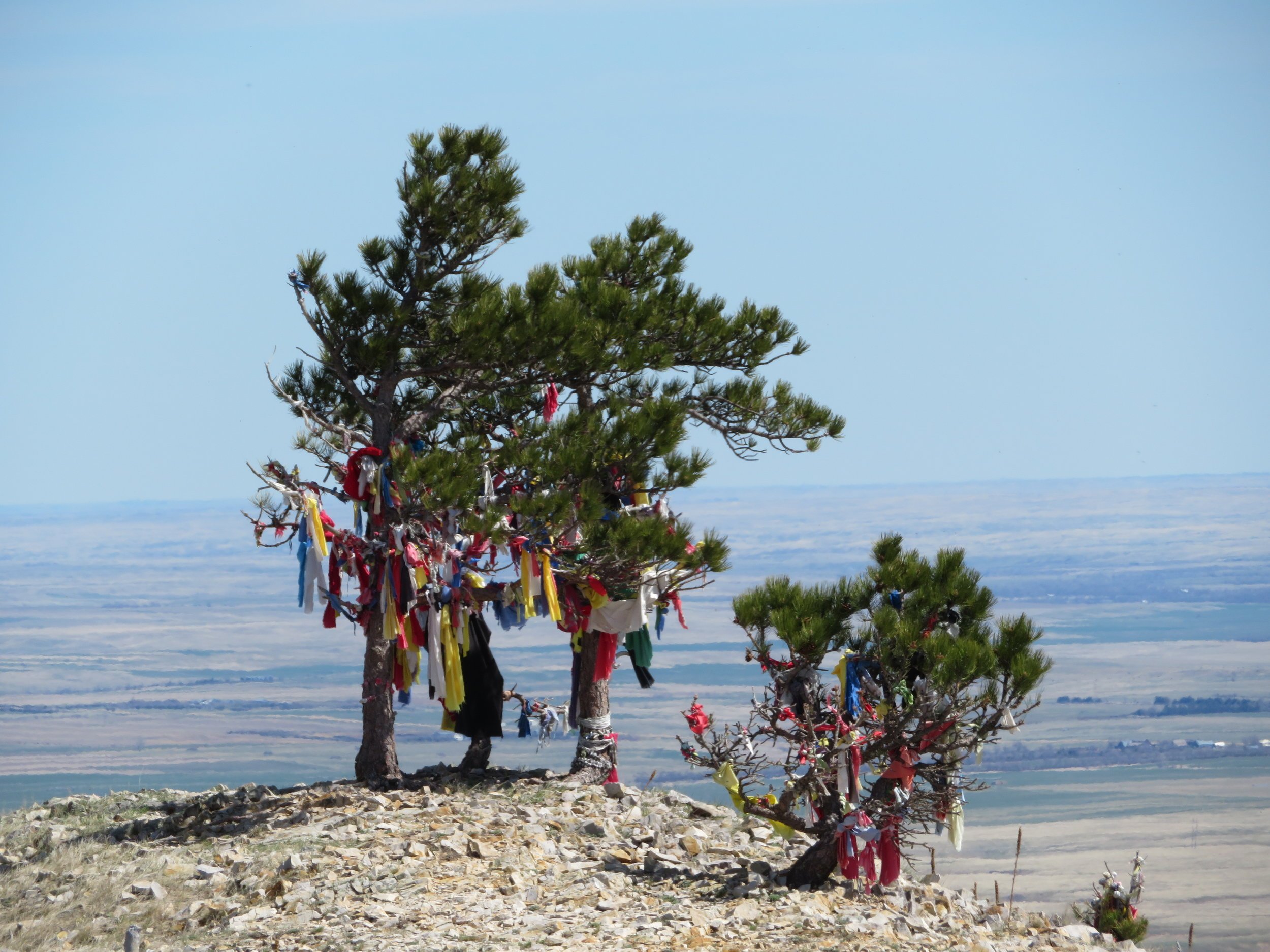 At the Bear Butte Summit