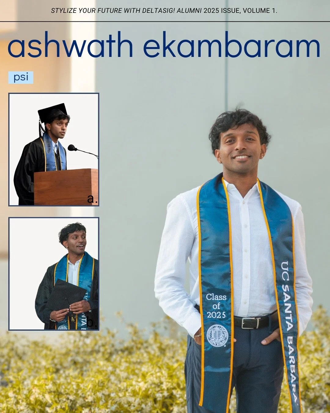 (5/5) SENIOR SPOTLIGHT 🎓
Featuring:
&bull; Ashwath Ekambaram &rarr; Master&rsquo;s in Machine Learning &amp; Data Science @ Northwestern
&bull; Kristina Chou &rarr; Audit Associate @ EY
&bull; Leena Anqud &rarr; Technical Support Specialist @ Amplit