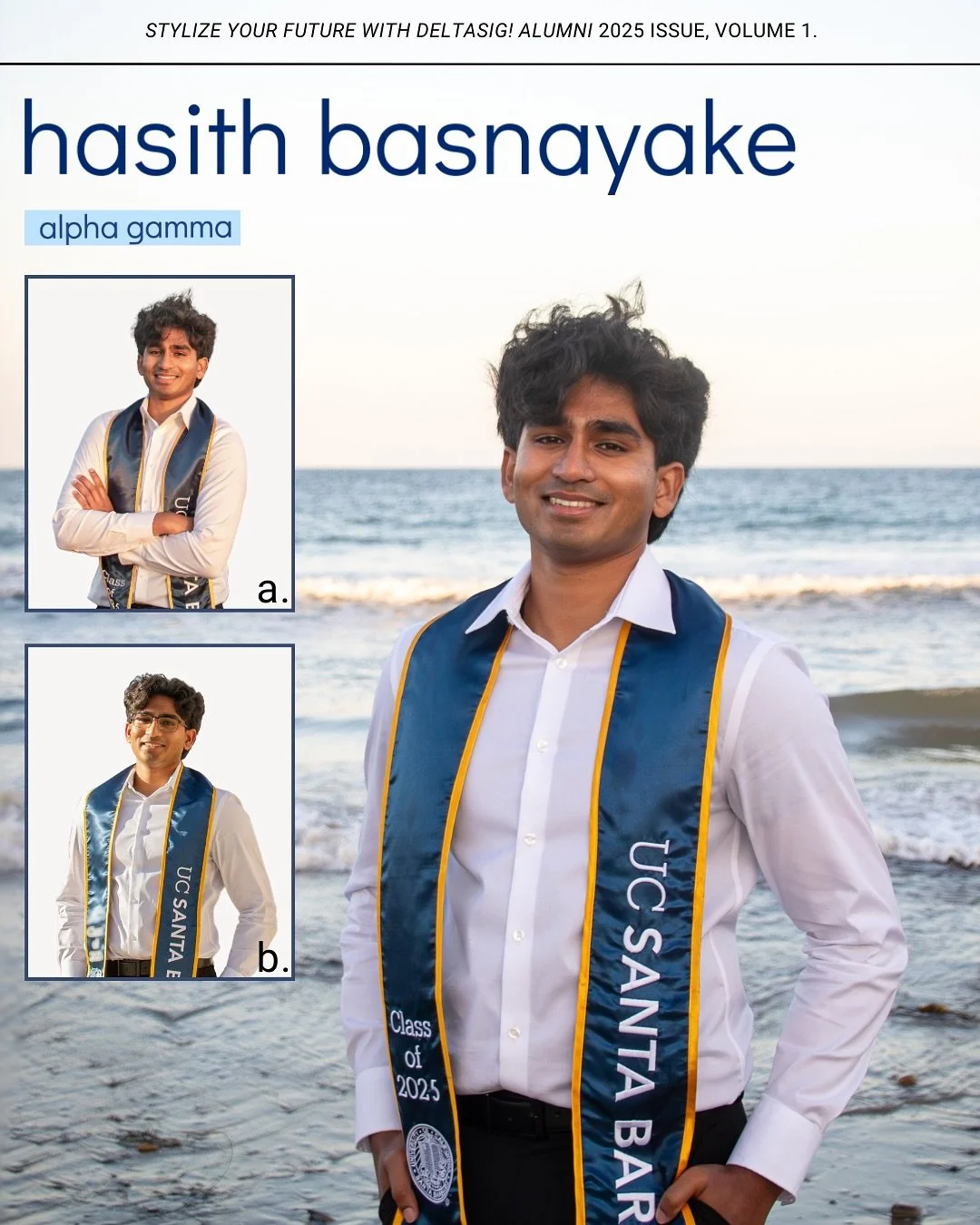 (2/5) SENIOR SPOTLIGHT 🎓
Featuring:
&bull; Hasith Basnayake &rarr; Product Designer @ Anduril
&bull; Aneesh Agarwal &rarr; Data Engineer @ Infoblox in Seattle
&bull; Ty Case &rarr; Master&rsquo;s in Technology Management @ UCSB
&bull; Maxwell Krauth