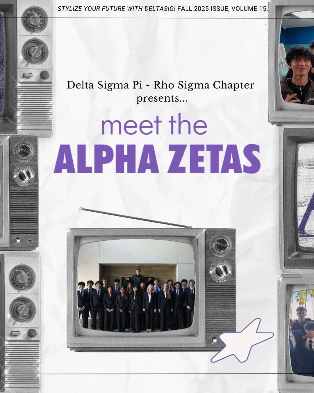 📺Introducing the Alpha Zeta Class of Fall 2025! [2/3] Congratulations to the AZ&rsquo;s for crossing 💜 Swipe to meet the newest members of our chapter!

#UCSB #DSP