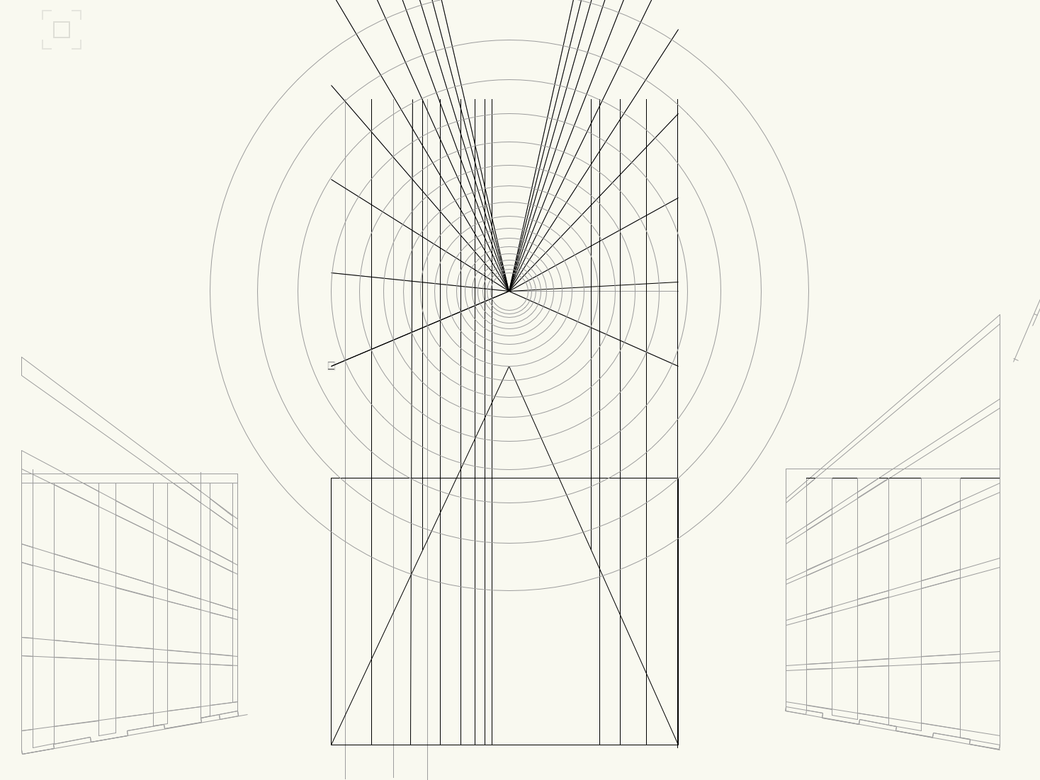 Sketches done in Vectorworks.