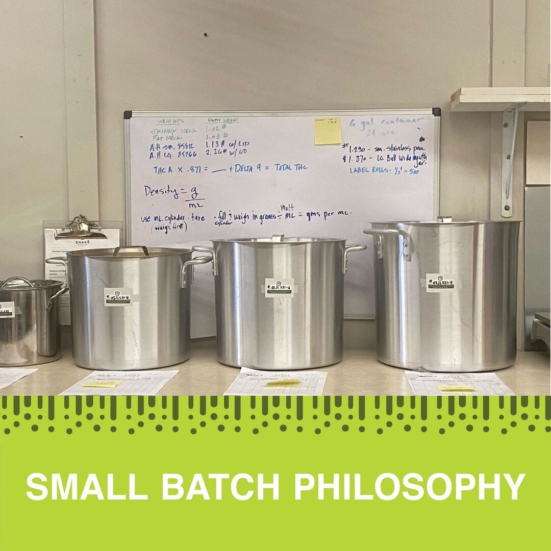 Small batch philosophy = artisan, eco-friendly, quality, supporting local, sustainable production model, you get to buy from women over machines&hellip;these are just a few reasons to purchase canna products from Shake💚

#smallbatchcannabis #cannabi