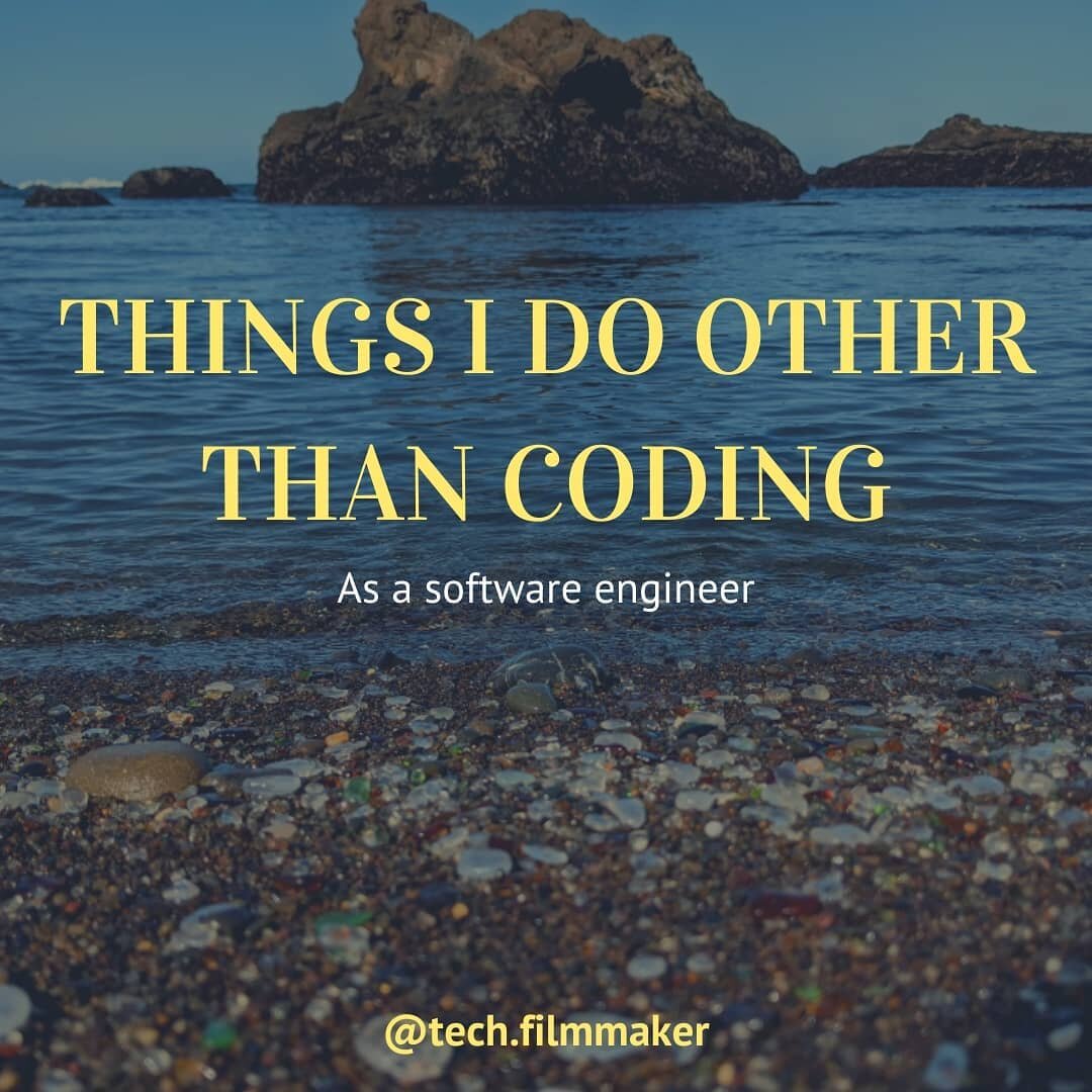 When I started college I didn't know what a software engineer was and had no idea my career path would look anything like it does. Once I got into the tech industry I still wasn't too sure exactly what a software engineer did other than coding (which