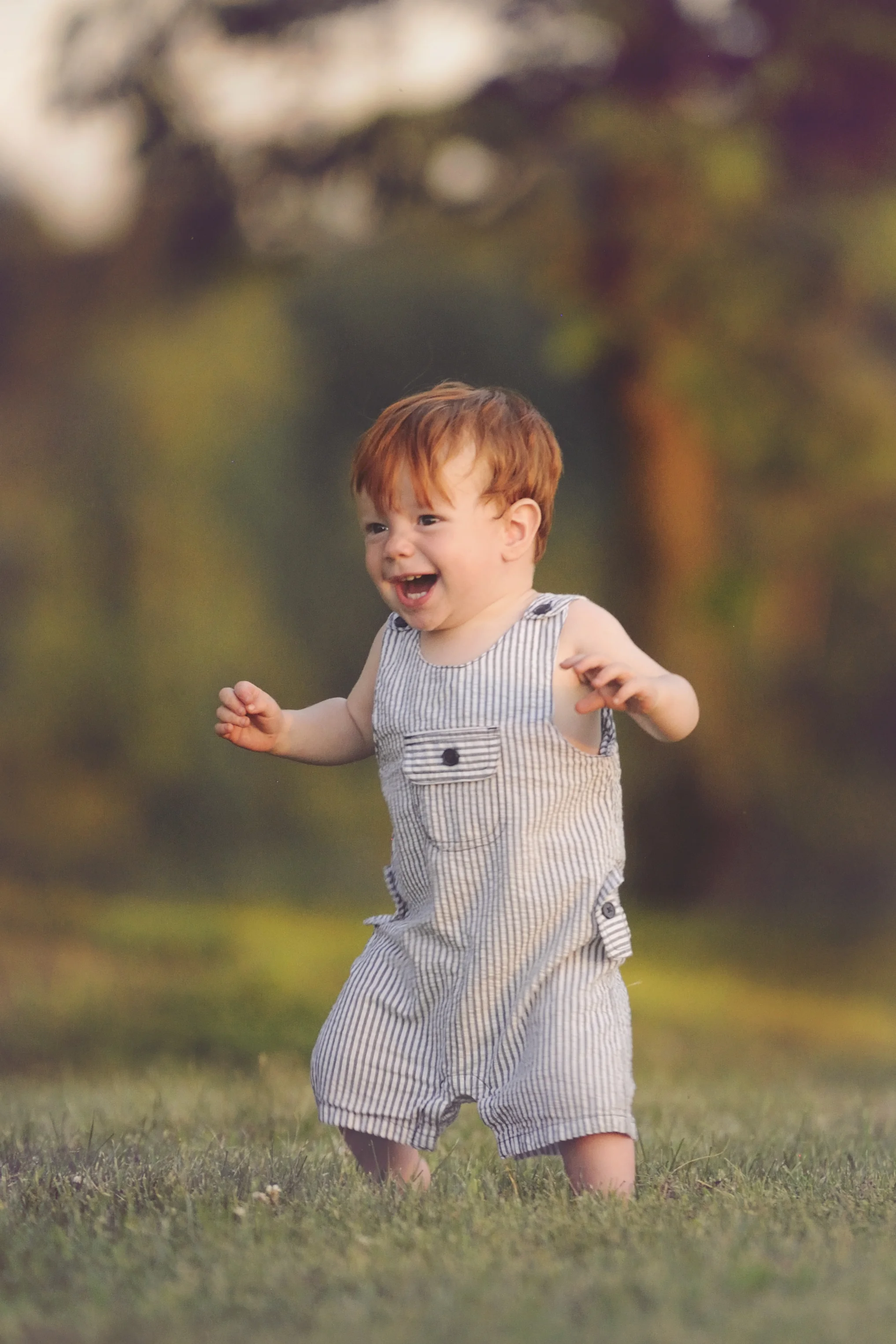 He's moving on! One year toddling