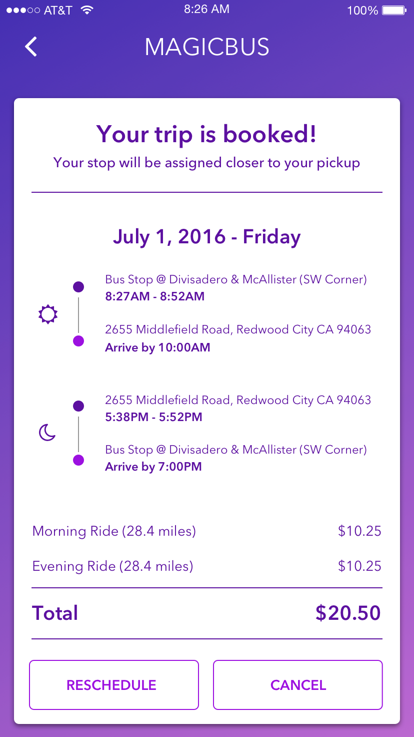 Trip Booked