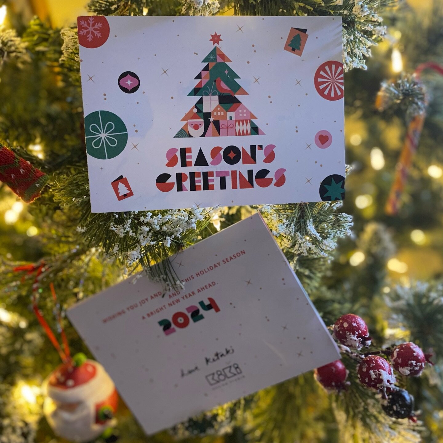 It's that magical Holly Jolly season!🎄📬

Spreading cheer and gratitude with these holiday cards, designed with love by yours truly. 💌

It's been an absolute joy having you in both my real and virtual worlds!🥰

#StudioK8Ki #SeasonsGreetings