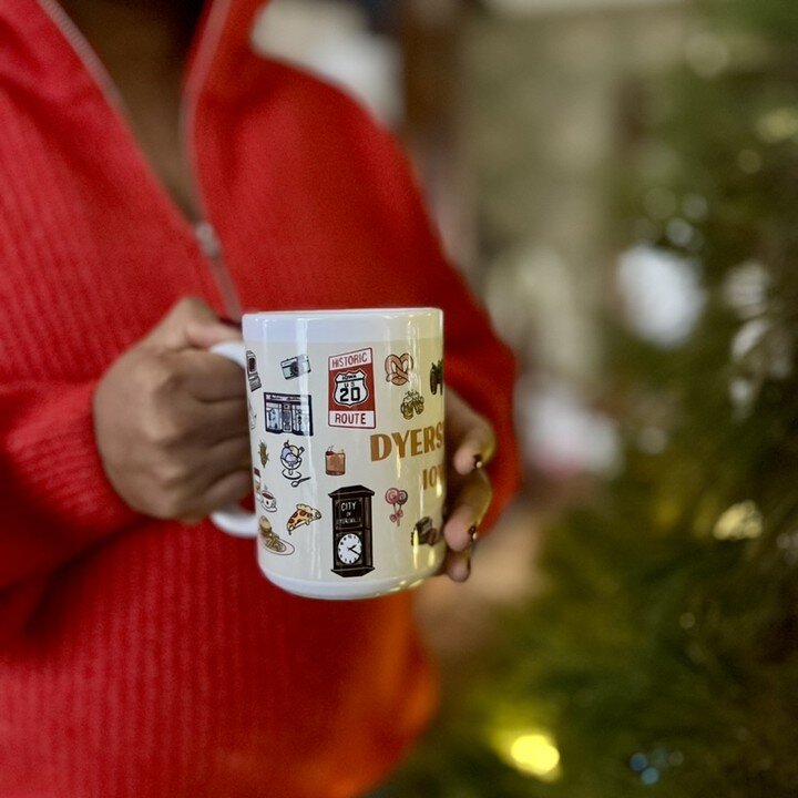 Hey Dyersville, Iowa Friends! Need a Last-Minute Holiday Gift? 🌟🎄🎁

Guess what? I recently illustrated these Dyersville-themed mugs that would make a PERFECT gift for showing off your town pride! 

🎨☕ Each design was a fun adventure in researchin