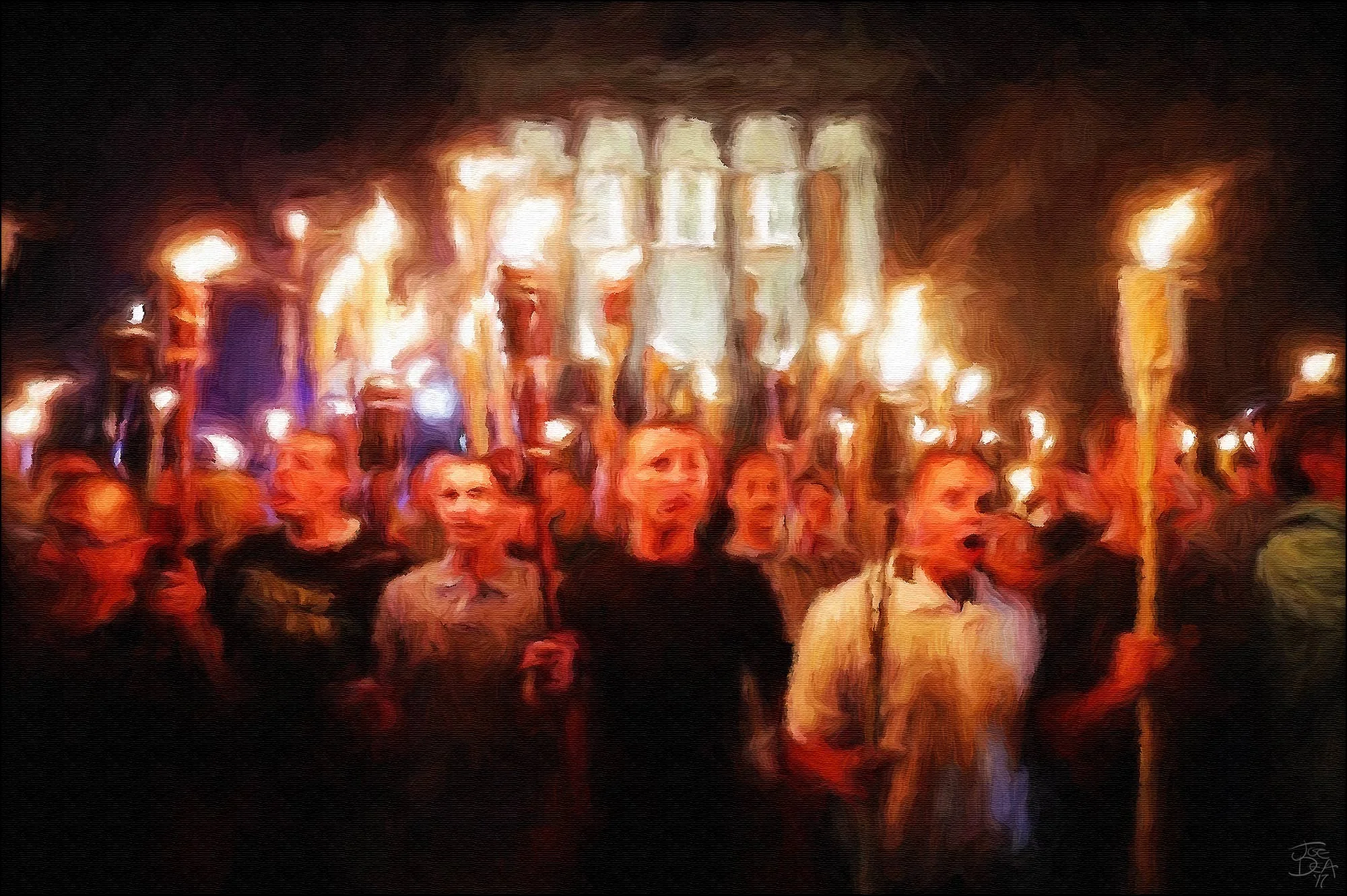 charlottesville torches