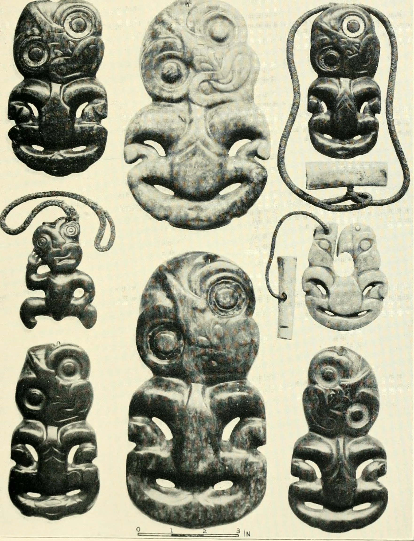 Image from “Handbook to the ethnographic collections” for the British Museum (1910) Artifacts from New Zealand