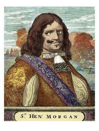 Welsh Captain Henry Morgan (1684). Click HERE for image source.