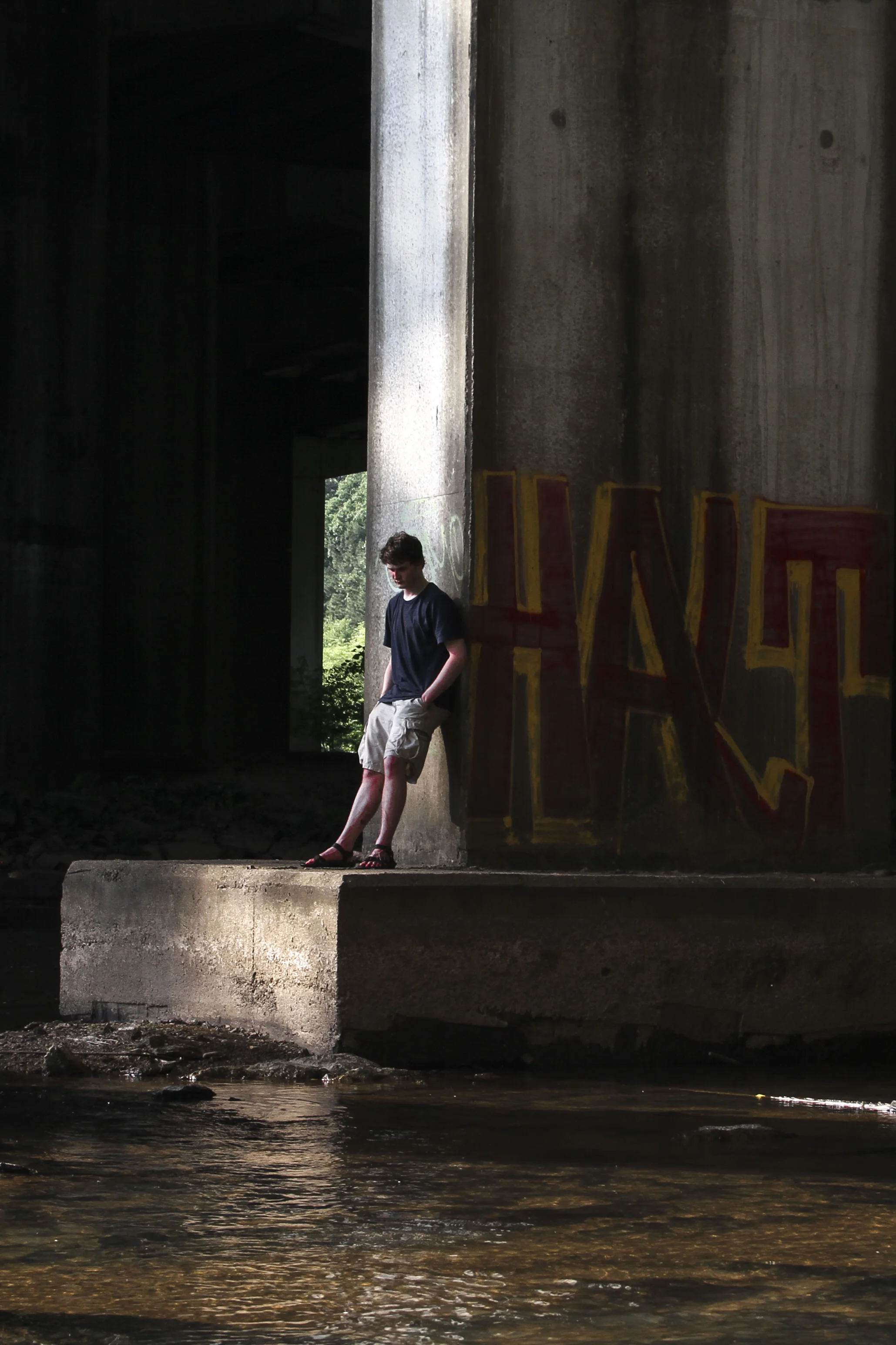 John HALT standing under the bridge.jpg