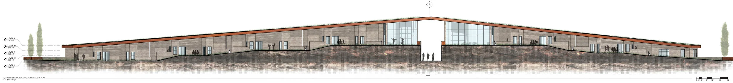Residential Building North Elevation