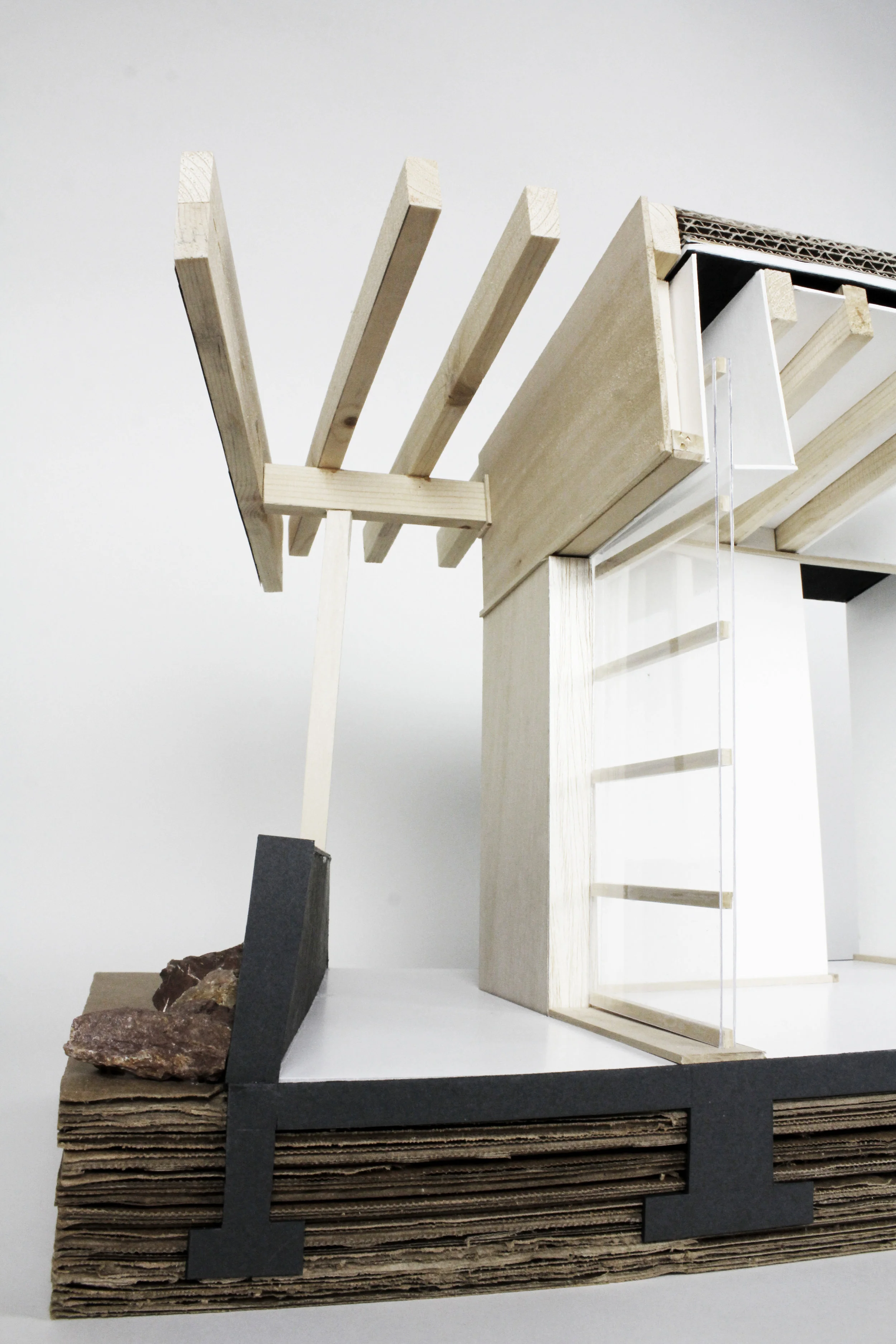 Sectional Model of Studio Building