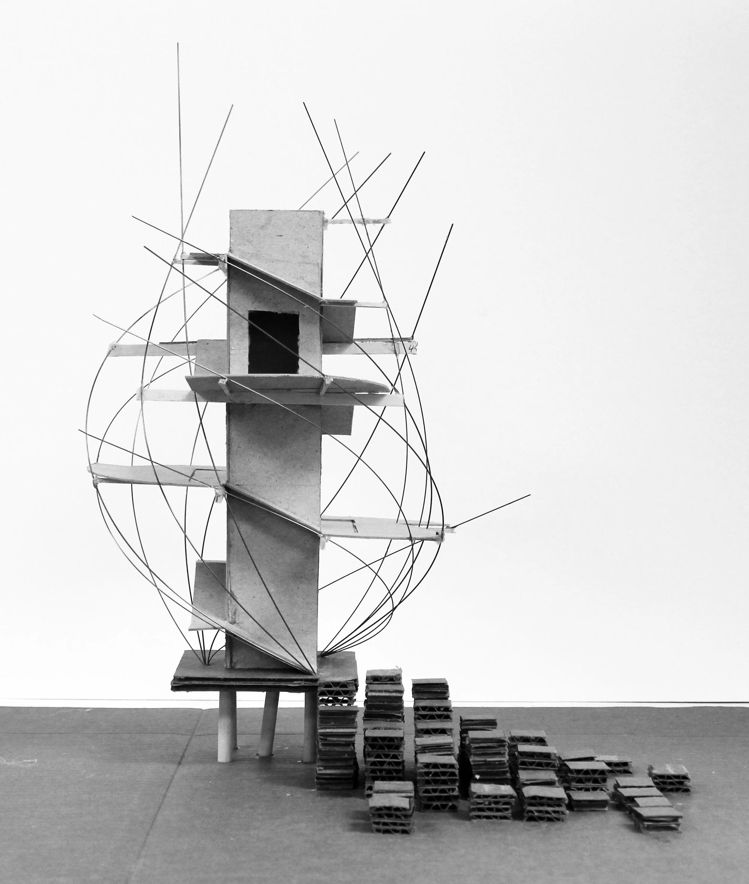 1/4" = 1'-0" Scale Model at Armature Stage