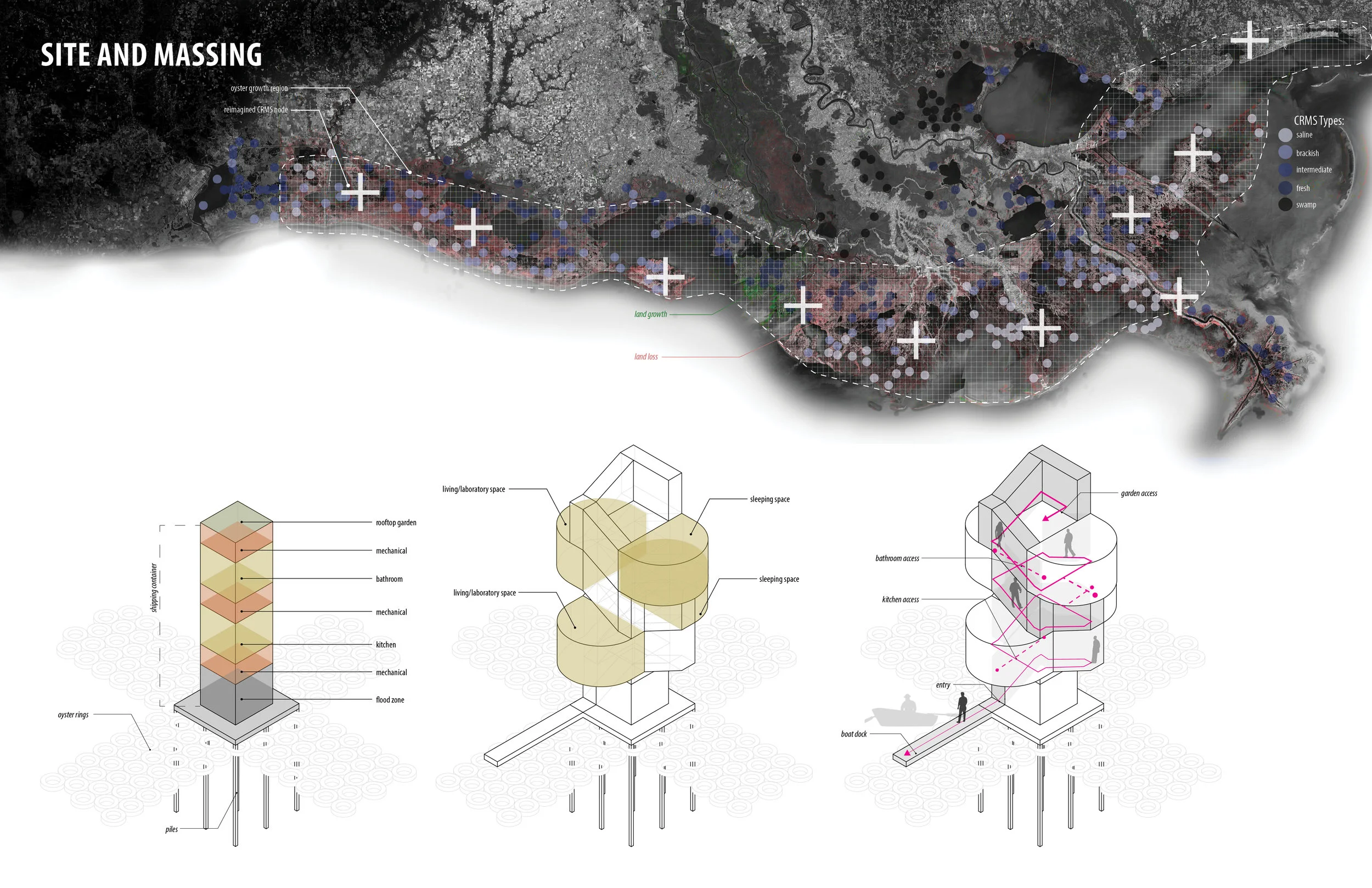 CRMS Site Map and Massing Studies