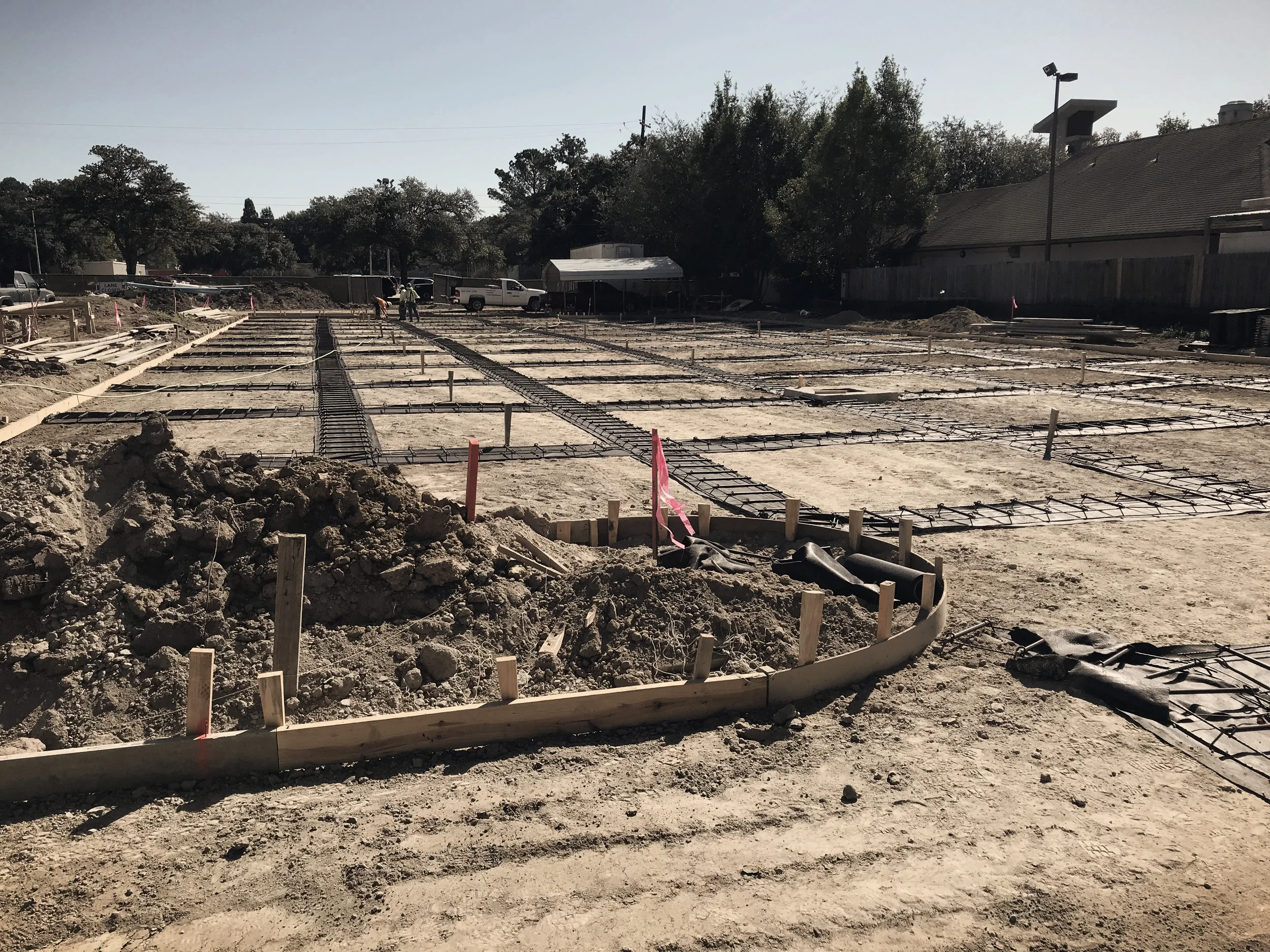 Site paving at Our Lady of Mercy School