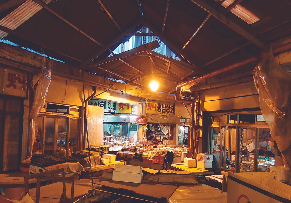 The local HBC market, which is quickly gentrifying and turning into trendy little coffee shops and boutique shops. 
