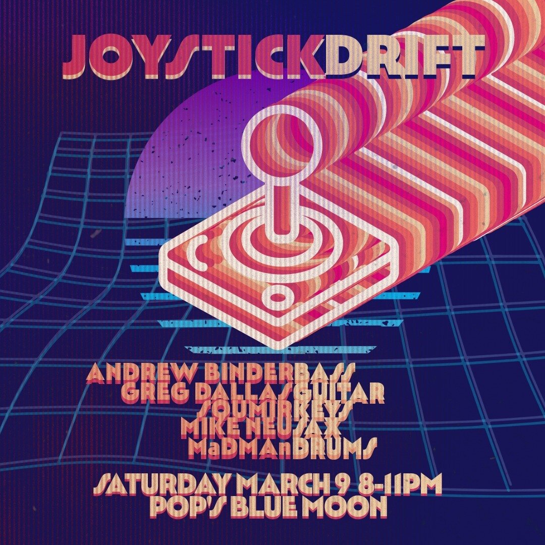 Joystick Drift - playing neosoul, funk, etc. of video game hits &amp; more; 
Including music from Pokemon, Mario, Zelda, Persona, Animal Crossing and others. 

#videogamemusic #neosoul #livemusic #stlouis
