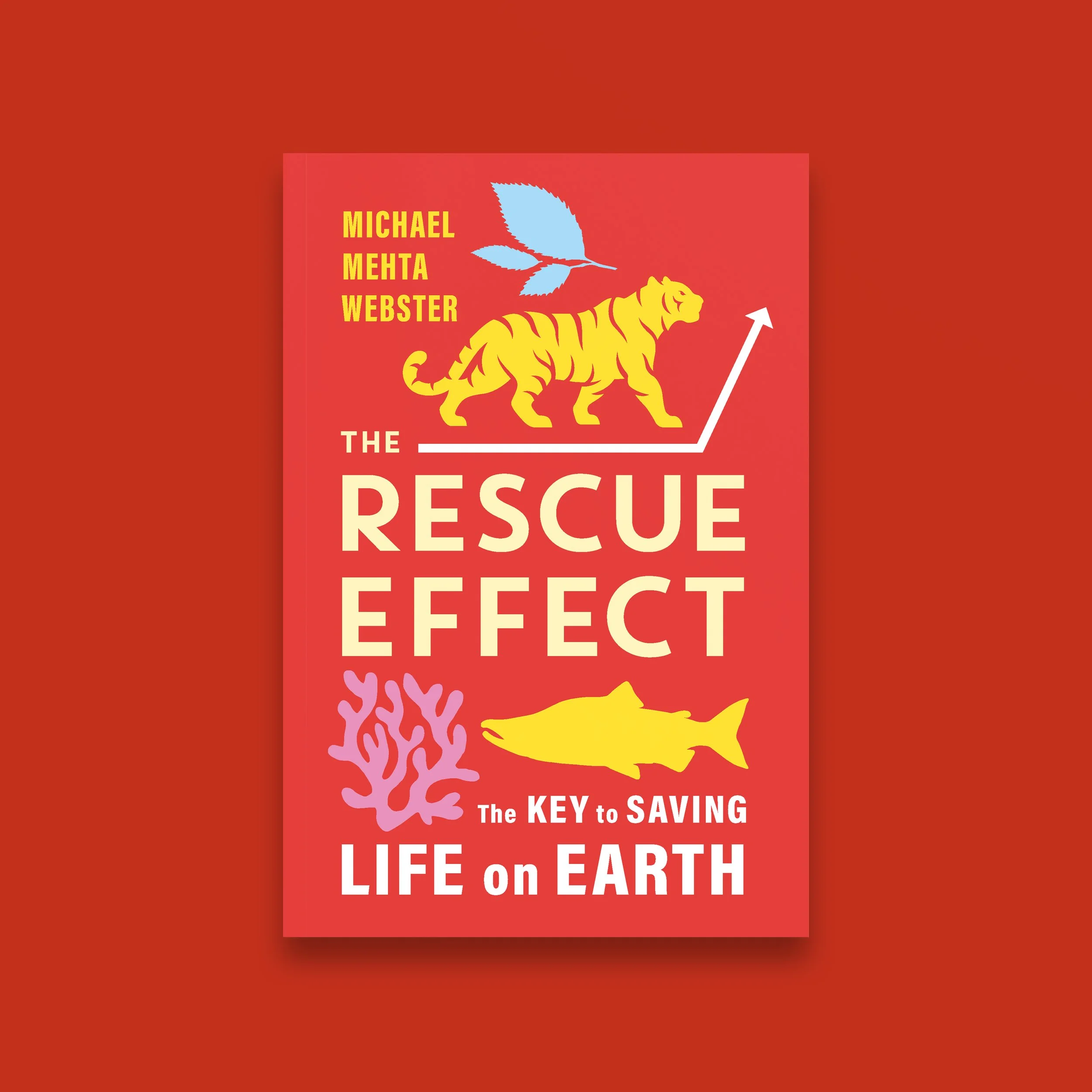  Cover design for the paperback edition of  The Rescue Effect  