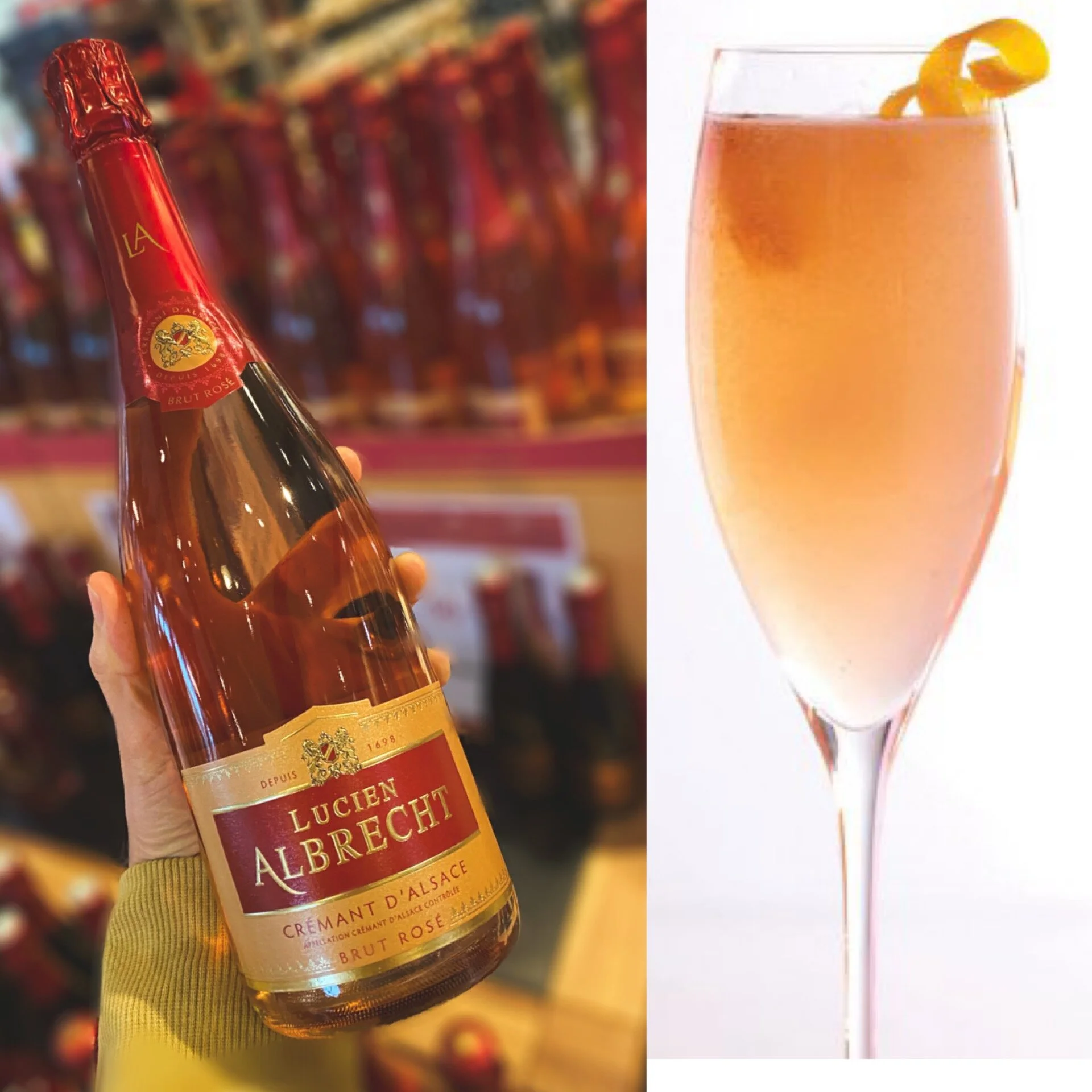 RECIPE: ROSÉ FRENCH 75 Cocktail