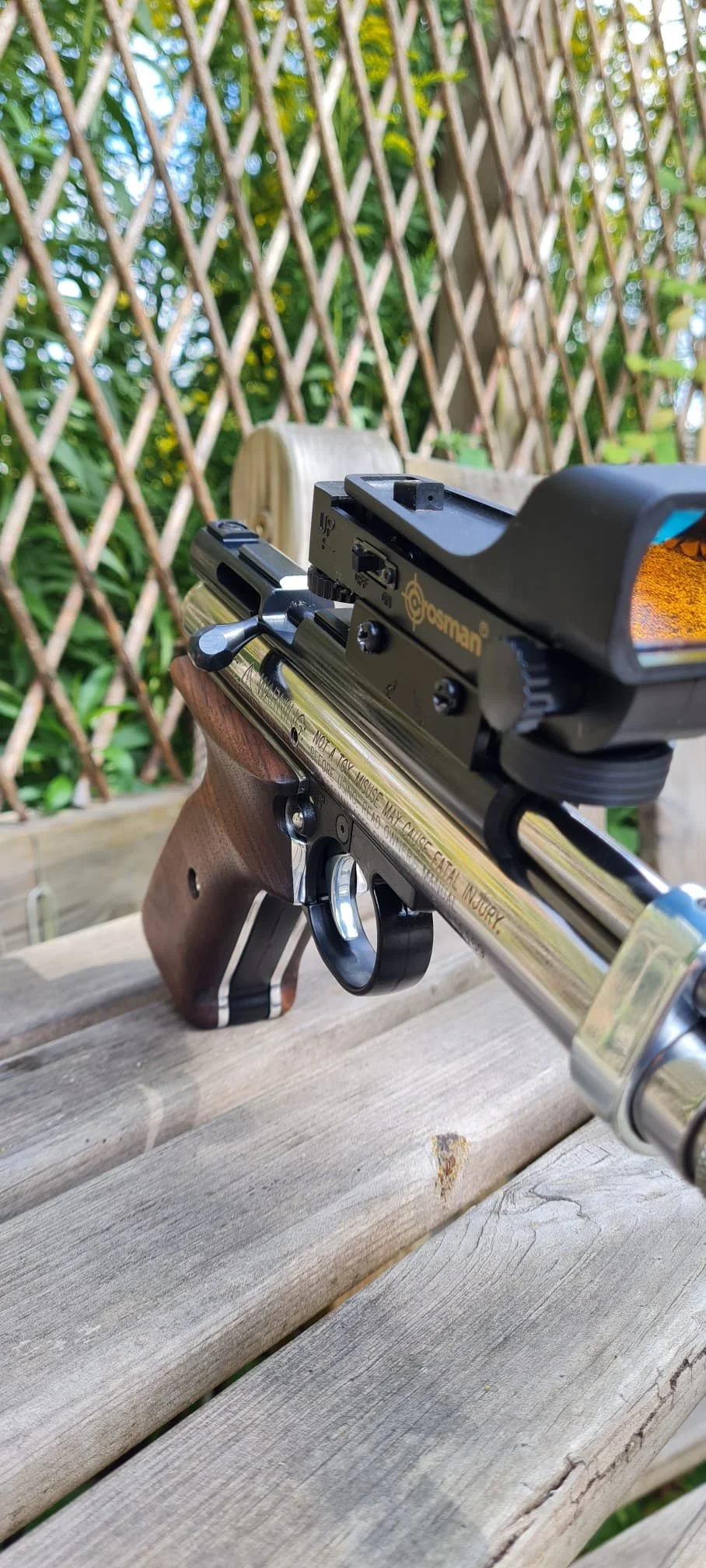 Crosman Walnut Grip & Fore-End Set — Hirdhawks Design