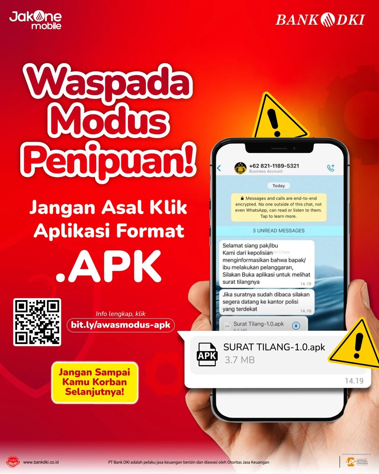 Waspada Modus Penipuan! Jangan Asal Klik Aplikasi Format Apk!
